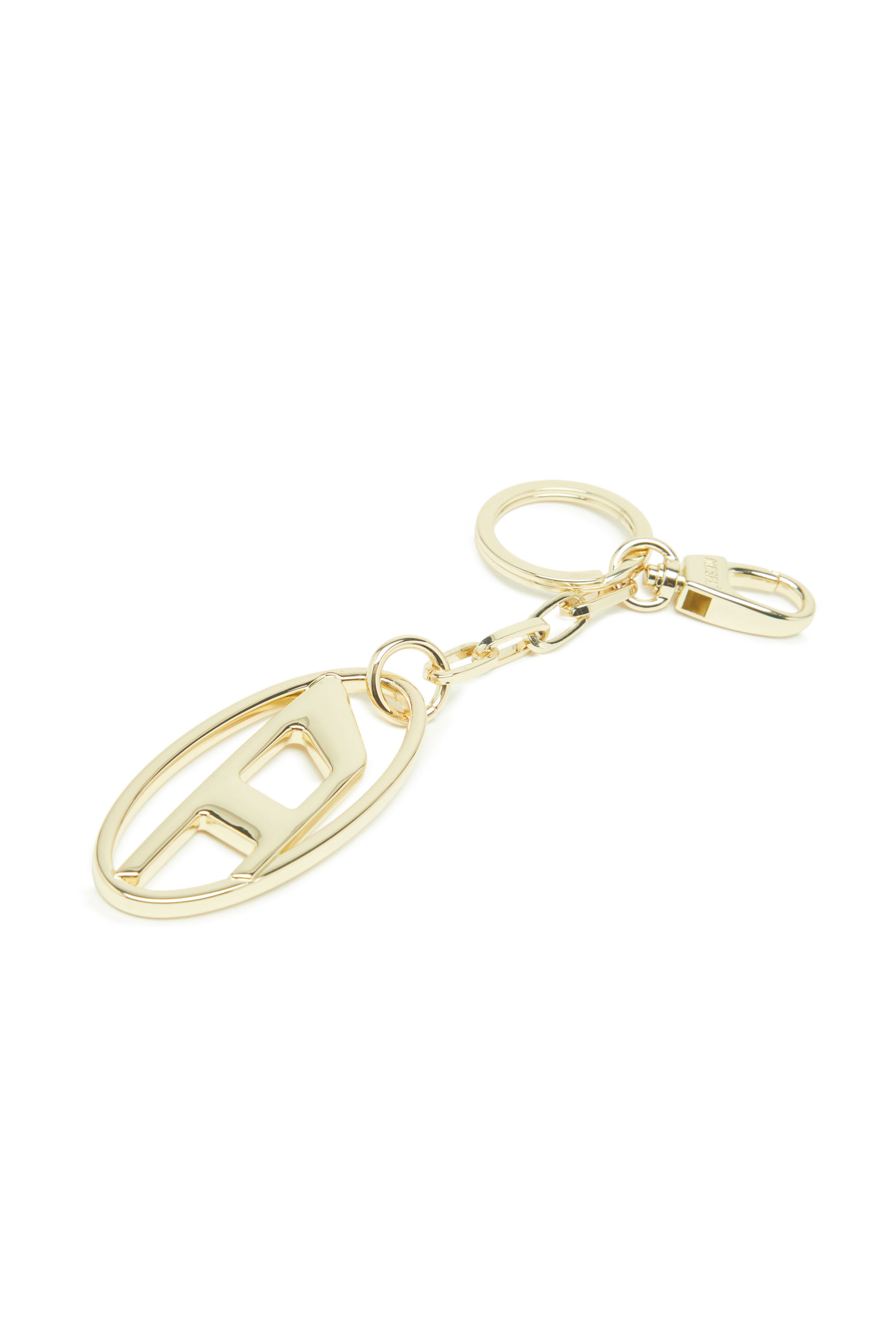 Diesel - HOLY-C, Portachiavi in metallo con placca logo Unisex in Oro - 2