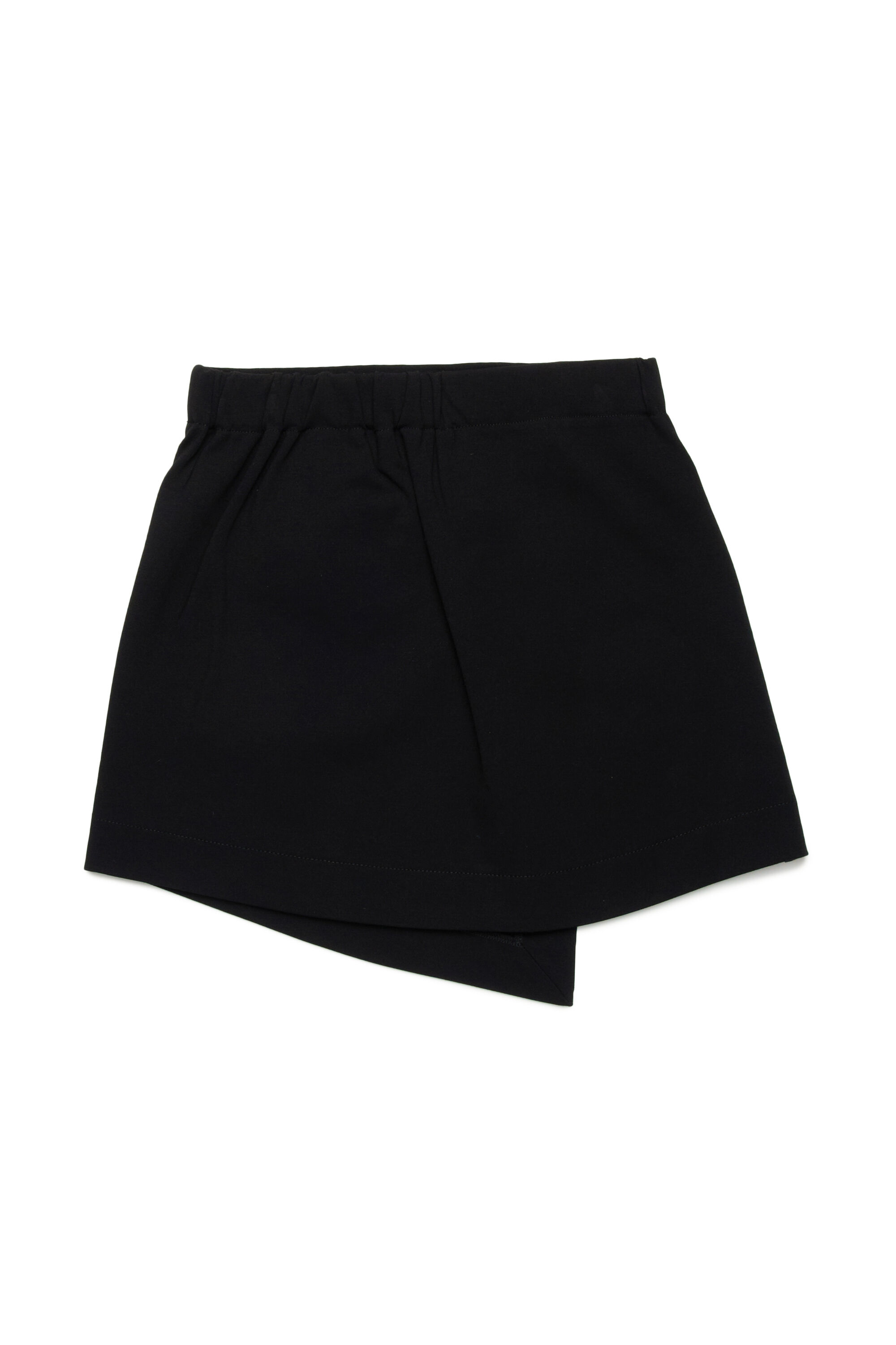 Diesel - GILSY, Minigonna a portafoglio con logo Oval D in rilievo Donna in Nero - 2