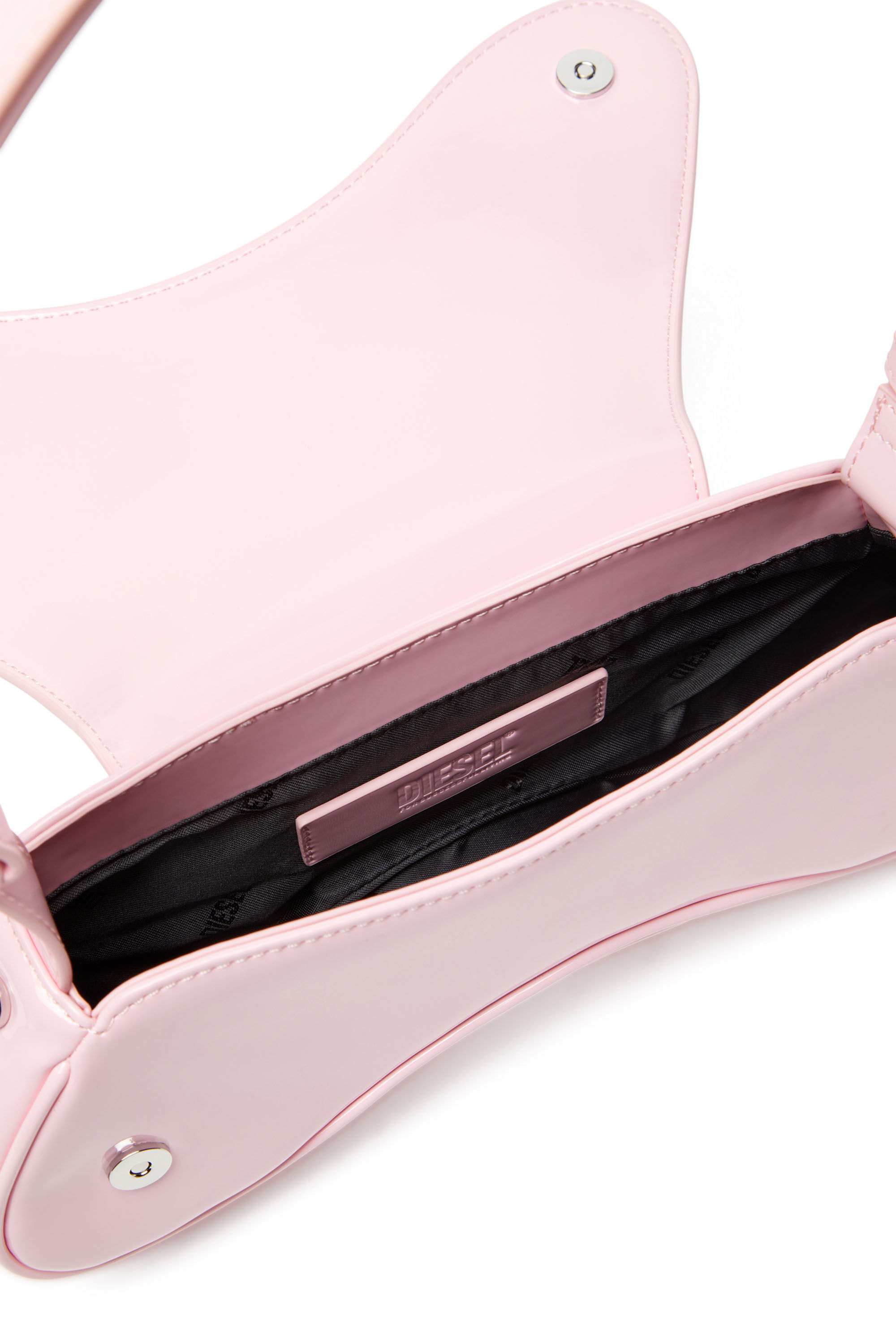 Diesel - PLAY CROSSBODY, Play-Crossbody in PU lucido Donna in Rosa - 5