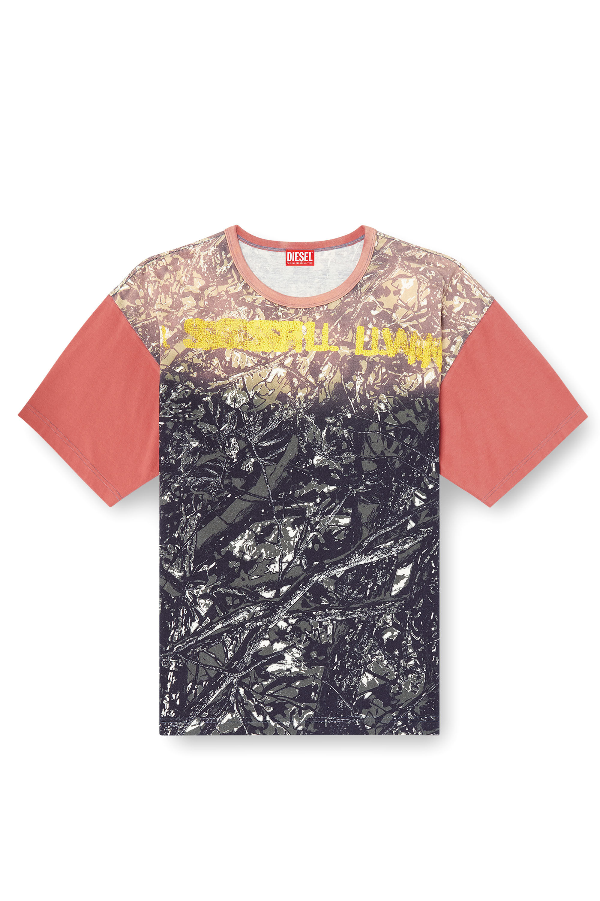 Diesel - T-BOXT-CAMOU, T-shirt con stampa camo glitch Uomo in Multicolor - 2