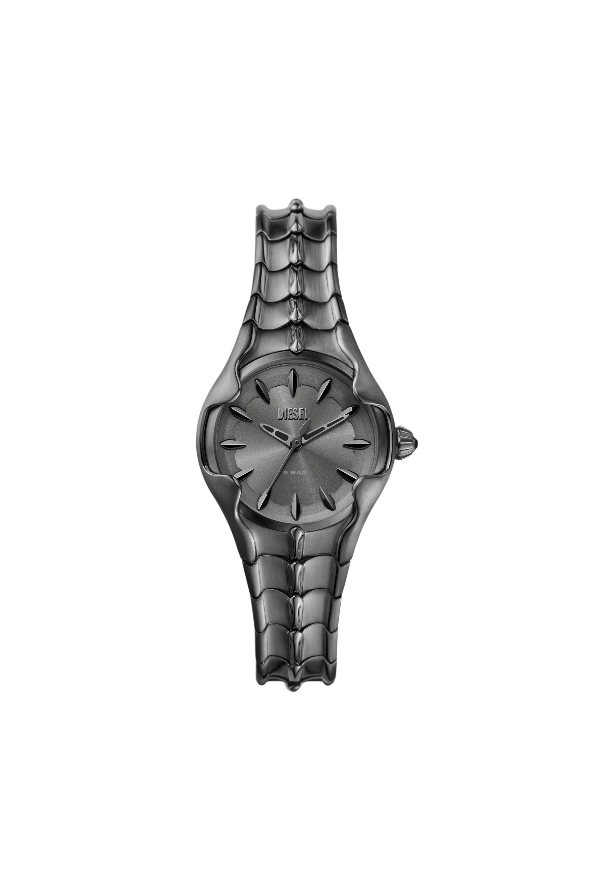 Diesel - DZ5603, Orologio Vert in acciaio inossidabile canna di fucile con tre lancette Donna in Grigio - 1
