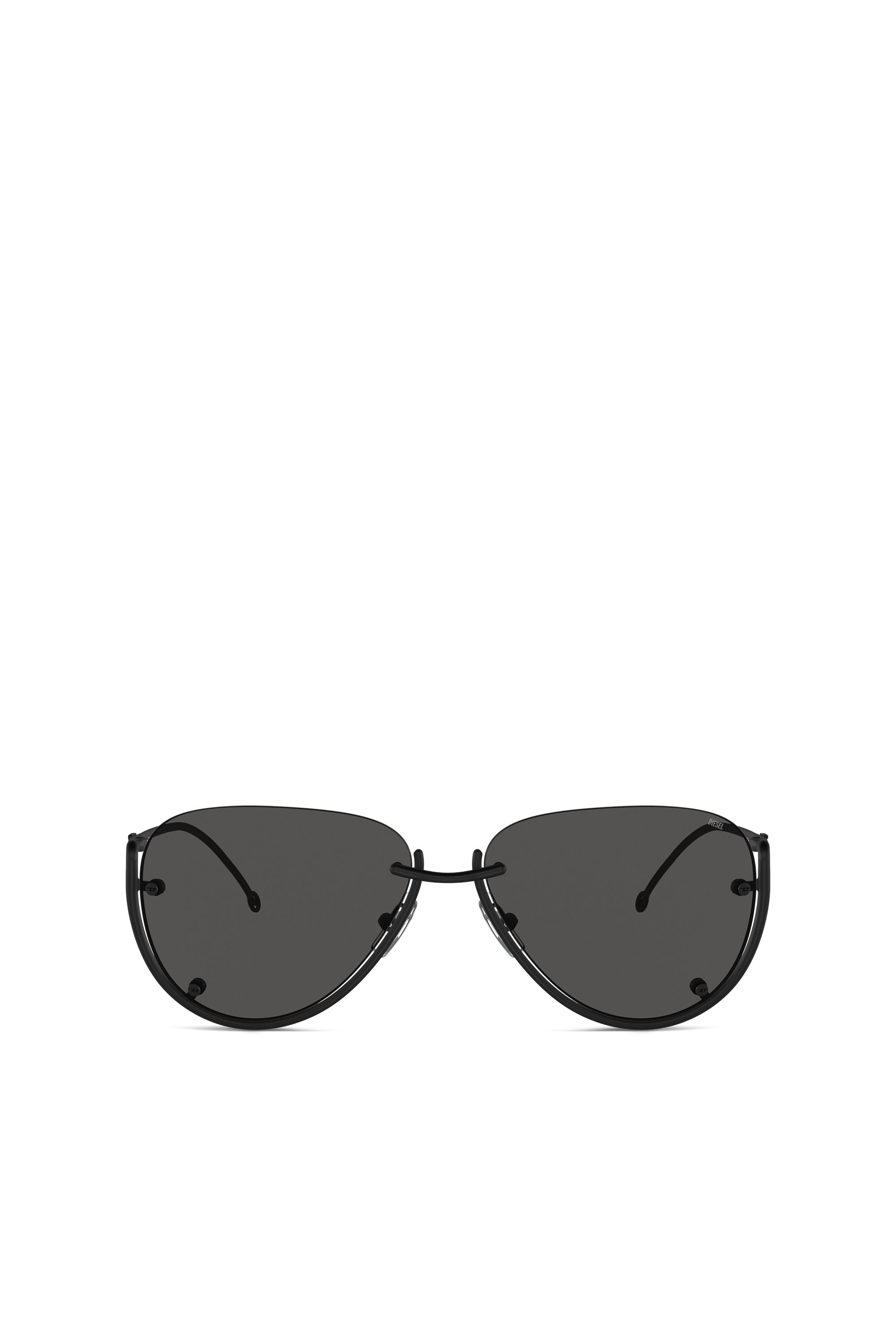 Diesel - 0DL1003, Occhiali da sole pilot Unisex in Nero - 1