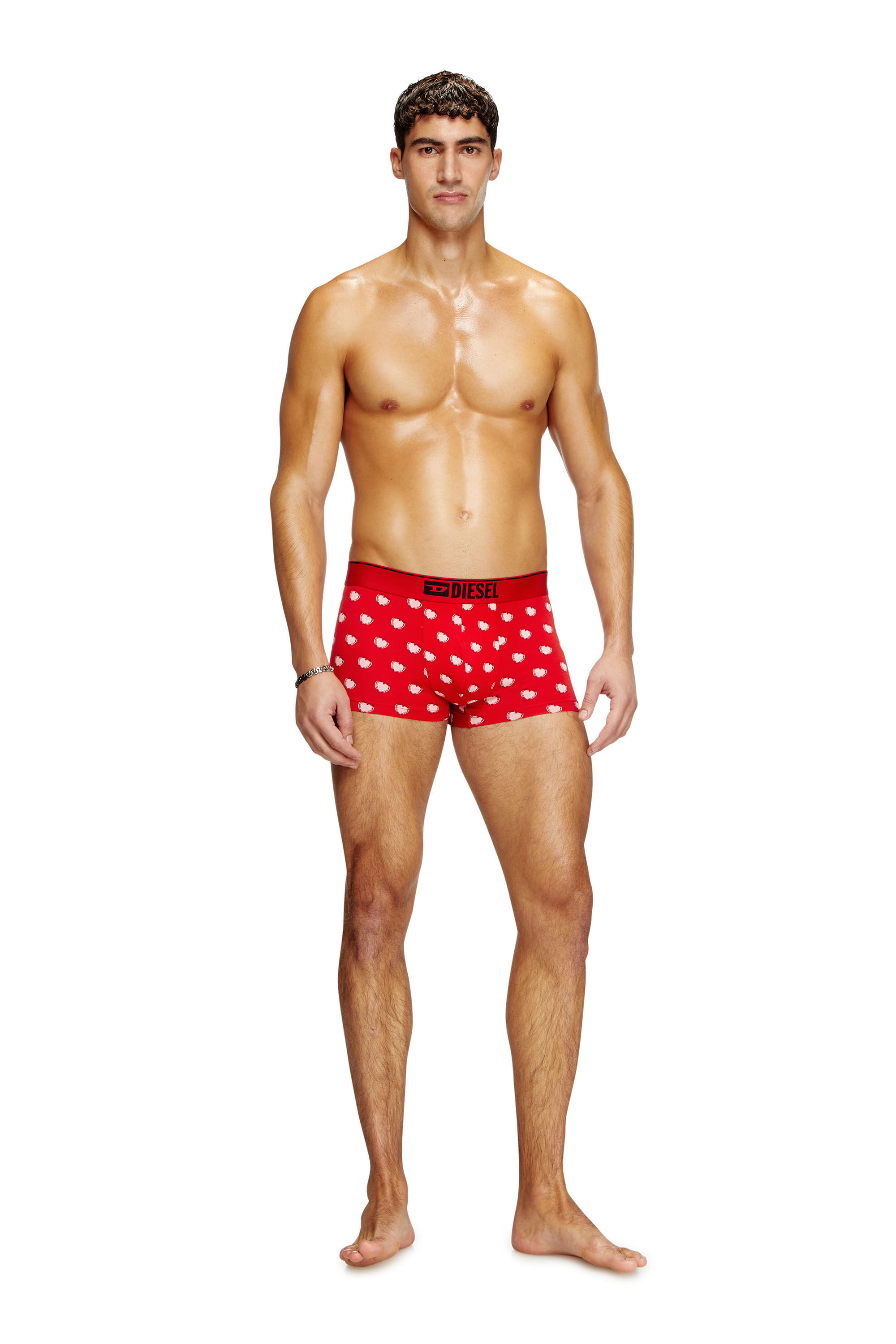Diesel - DAMIEN-GFT-3PACK, Set da tre paia di boxer con cuore Uomo in Multicolor - 1