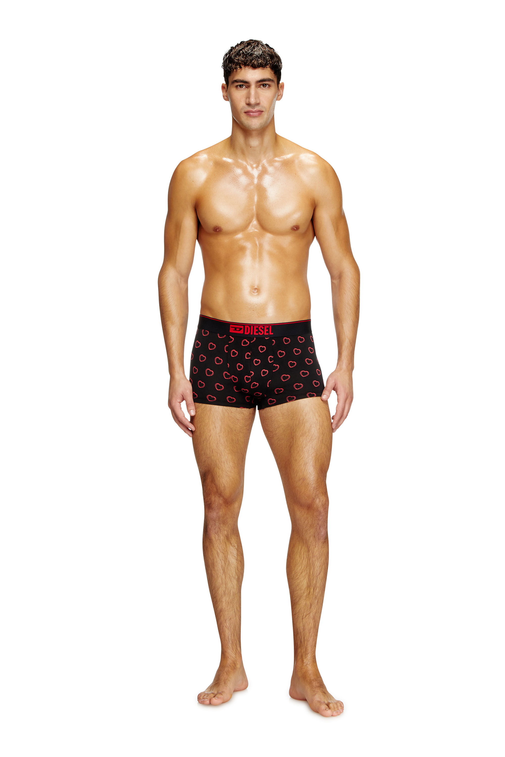 Diesel - DAMIEN-GFT-3PACK, Set da tre paia di boxer con cuore Uomo in Multicolor - 1