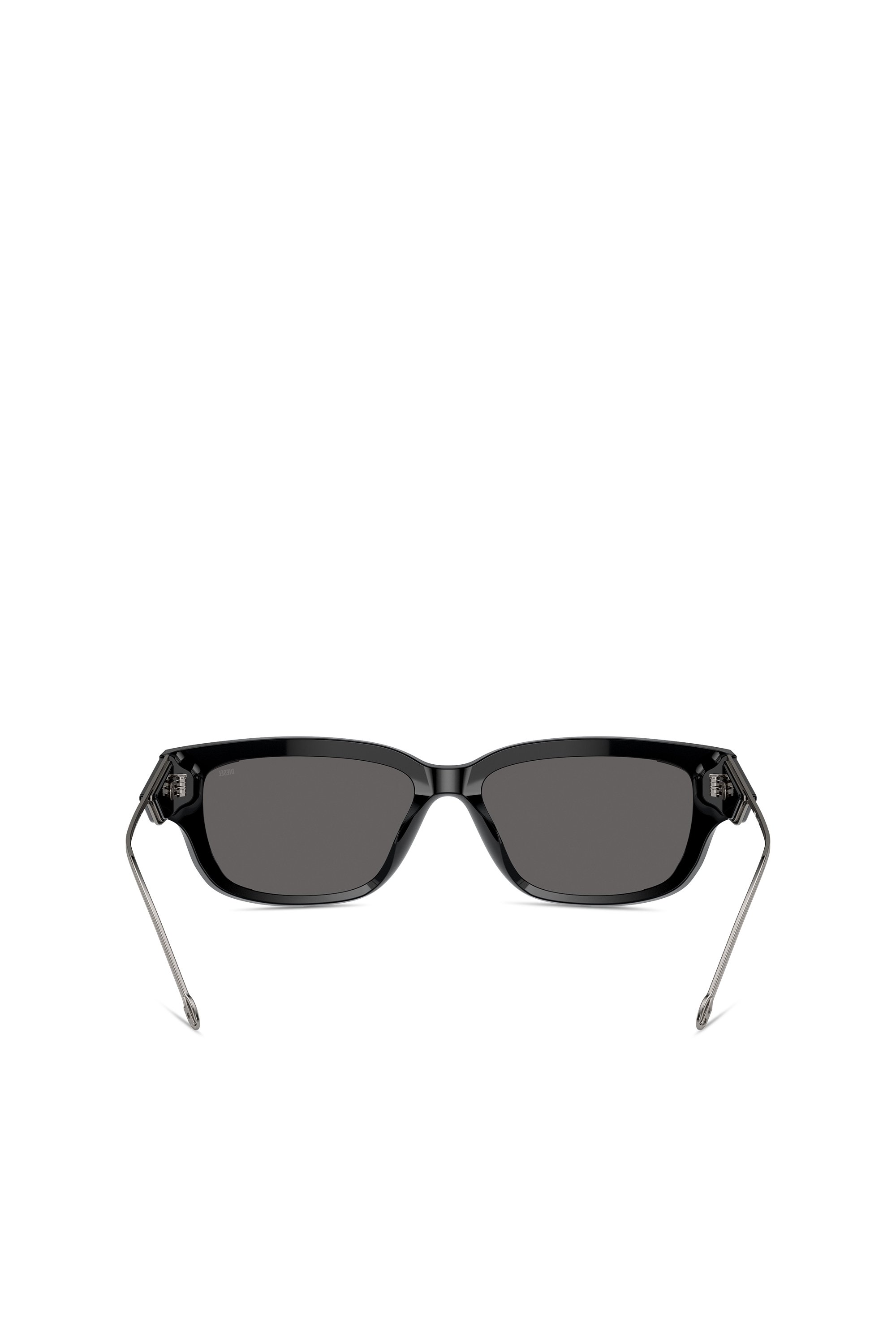 Diesel - 0DL2002 SIZE 56, Occhiali da sole rettangolari Unisex in Nero - 3