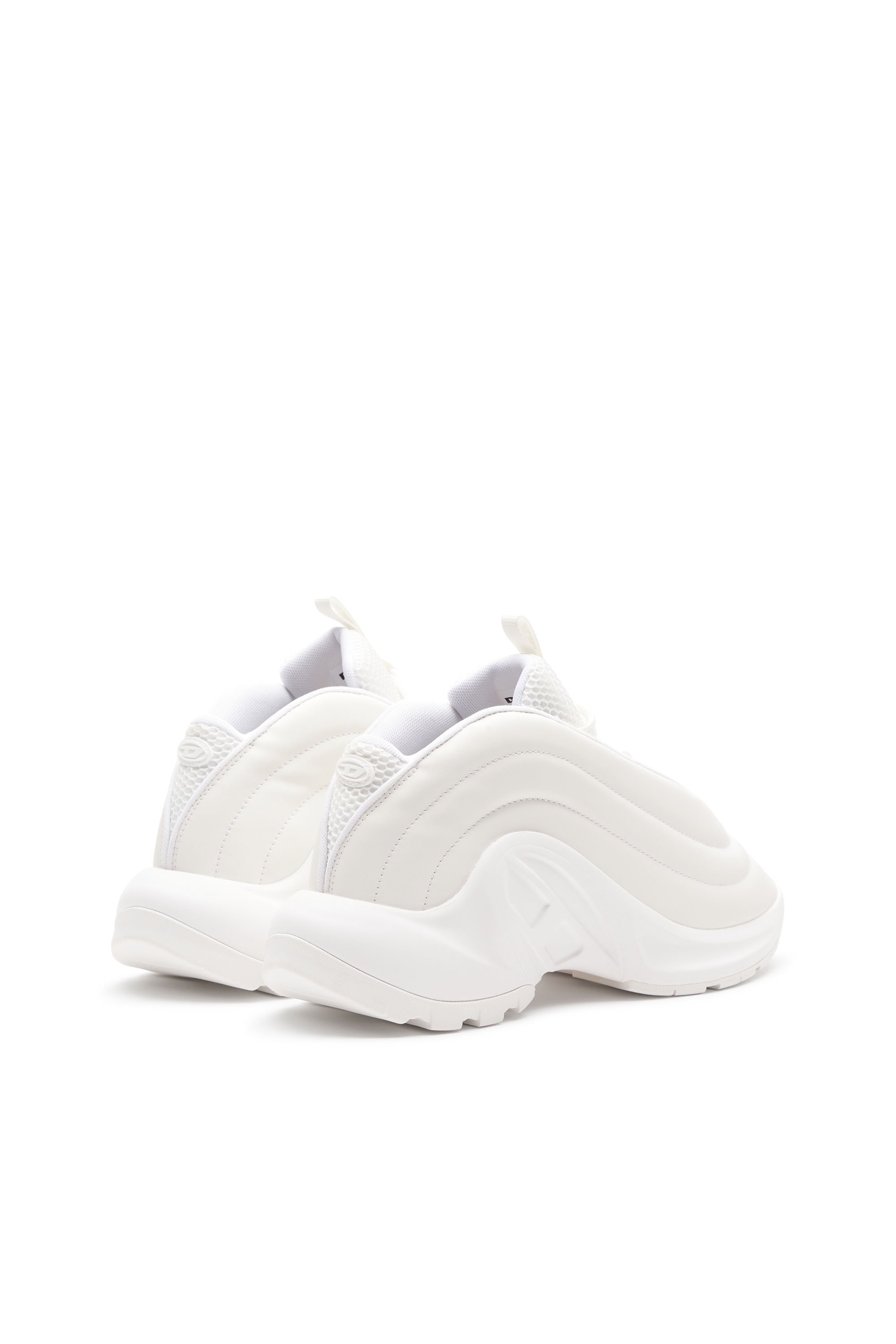 Diesel - S-D-RUNNER X, S-D-Runner X-Sneaker slip-on con fondo Oval D opaco Unisex in Bianco - 3