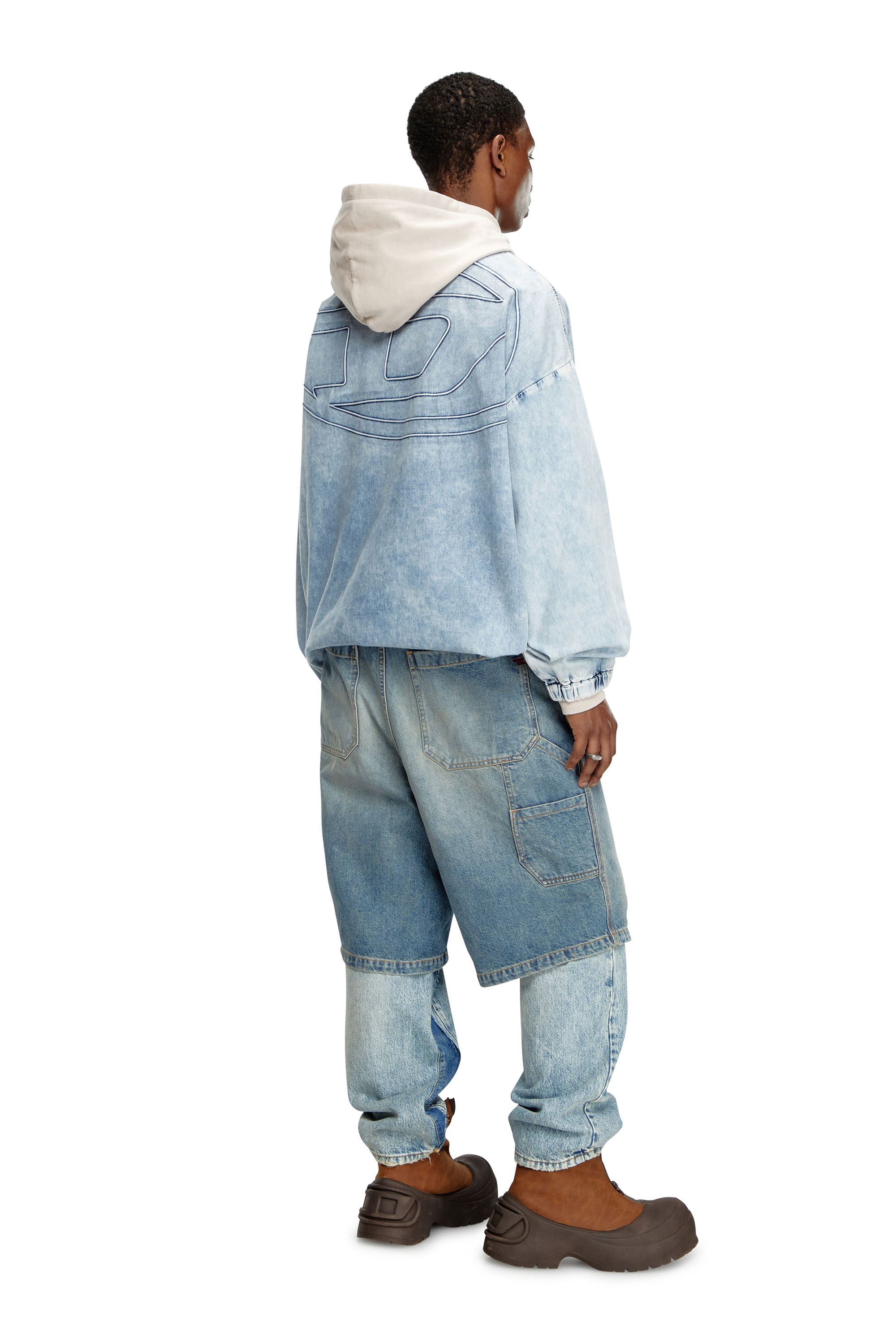 Diesel - D-KRAP-S1, Giacca in denim con Oval D Uomo in Blu - 2