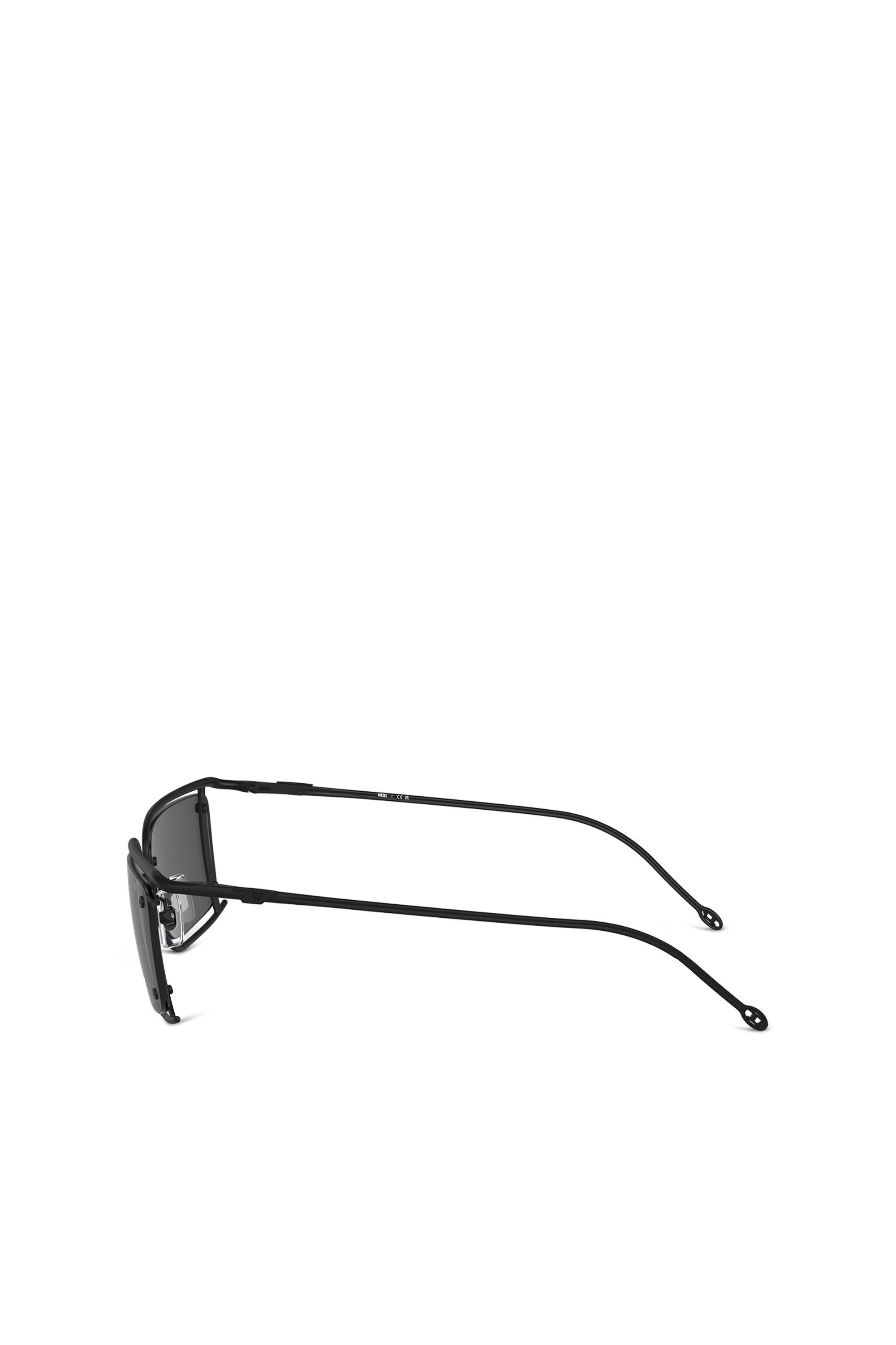 Diesel - 0DL1002, Occhiali da sole rettangolari Unisex in Nero - 2