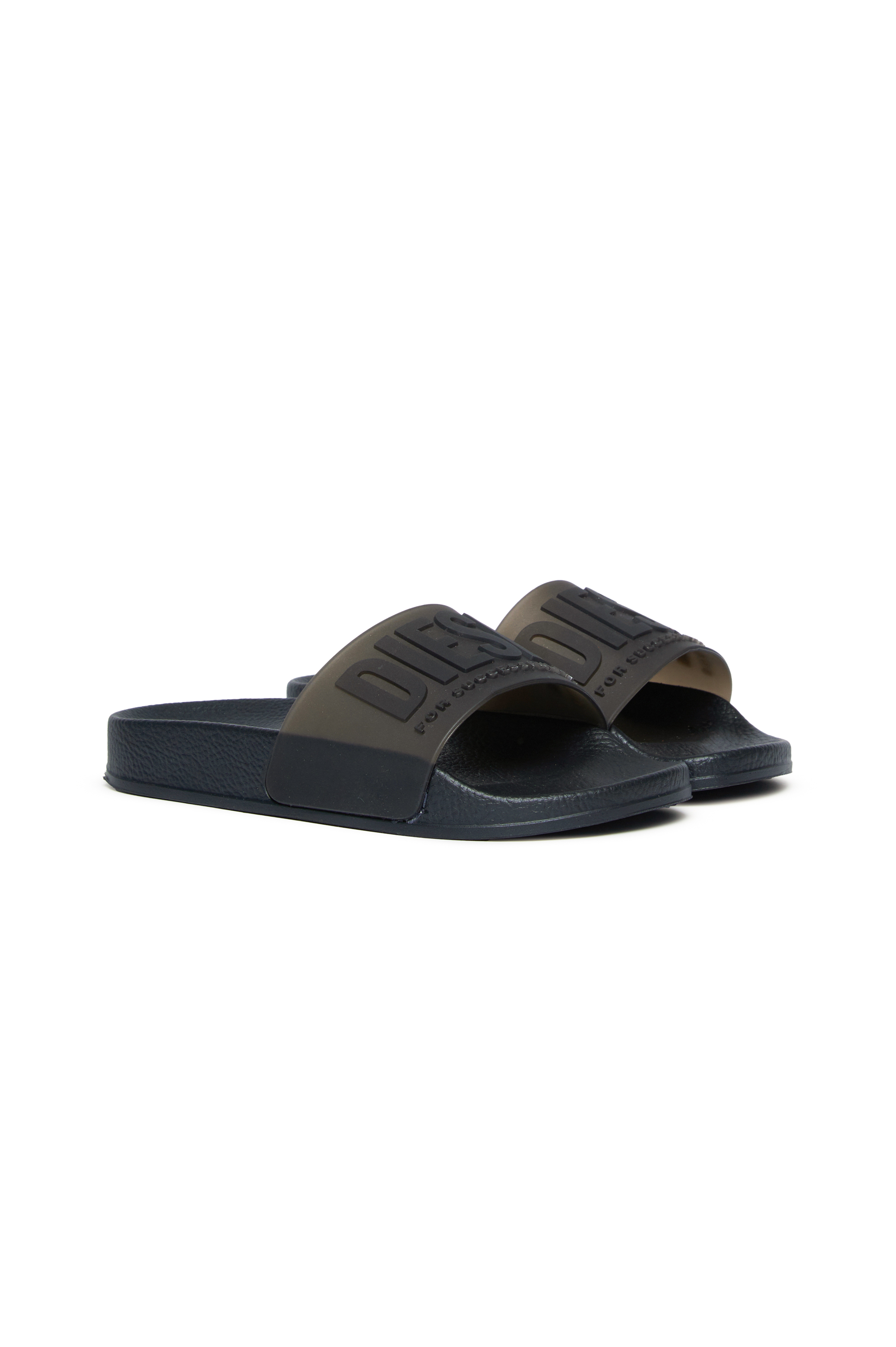 Diesel - SA-MAYEMI CC, Ciabatte da piscina in gomma semi-trasparenti Unisex in Nero - 2