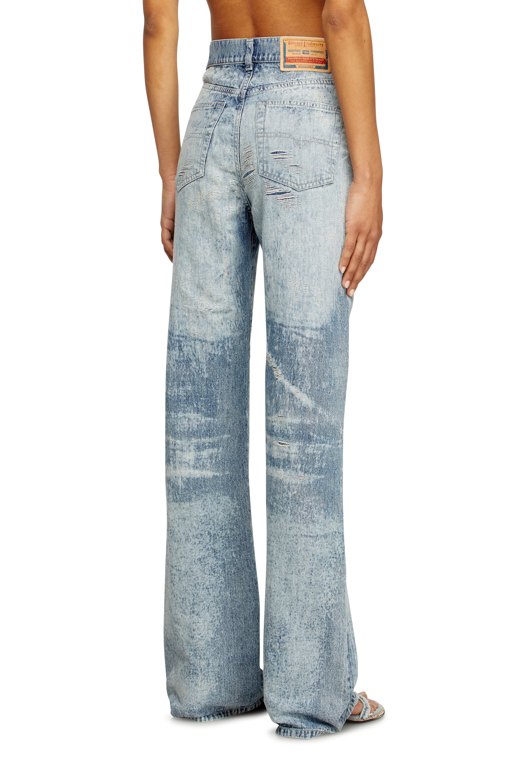Diesel - Regular Jeans 1971 D-Sent 068TY Donna, Blu Chiaro - Image 3