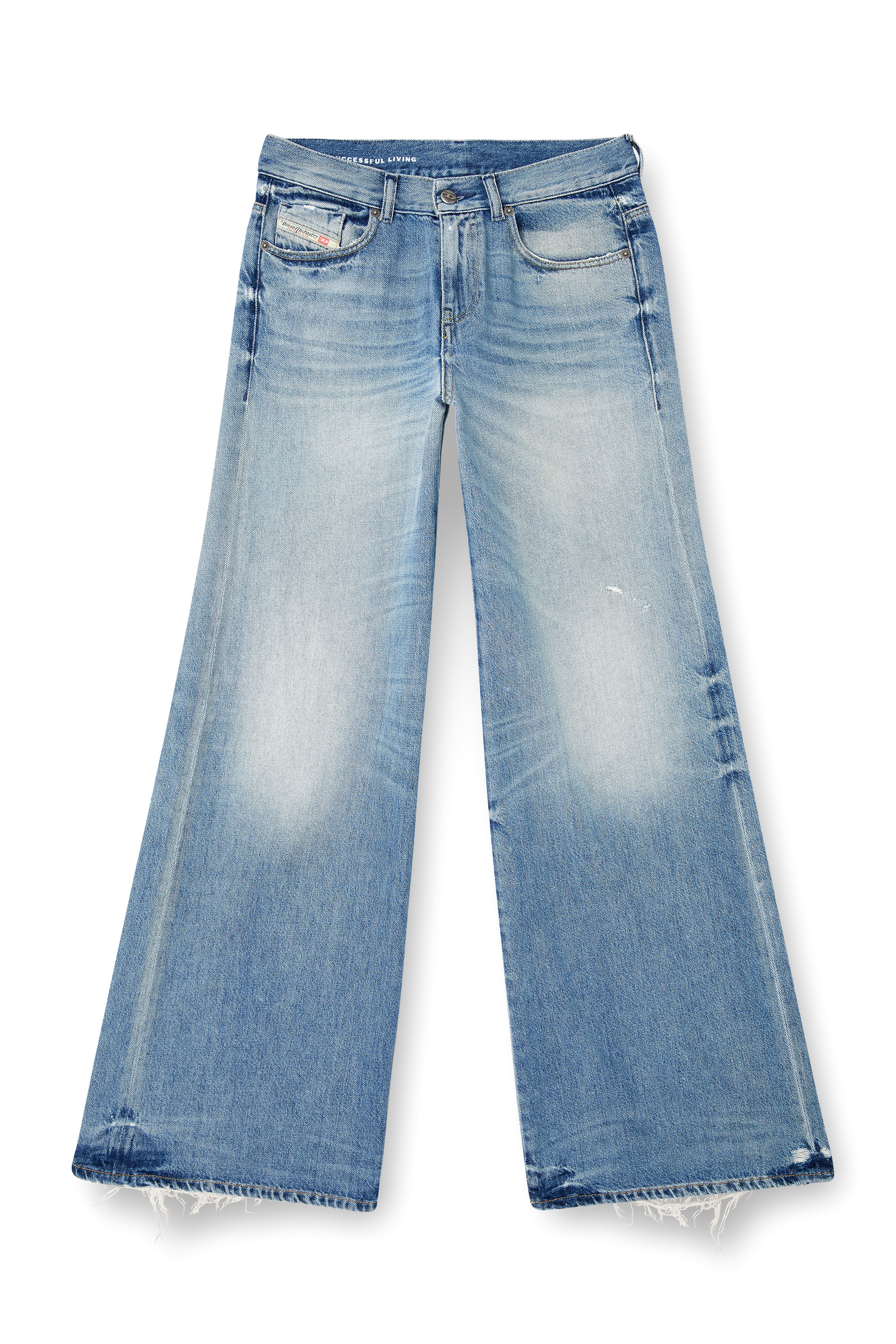 Diesel - Flare Jeans 1978 D-Akemi 09M07 Donna, Blu Chiaro - Image 3