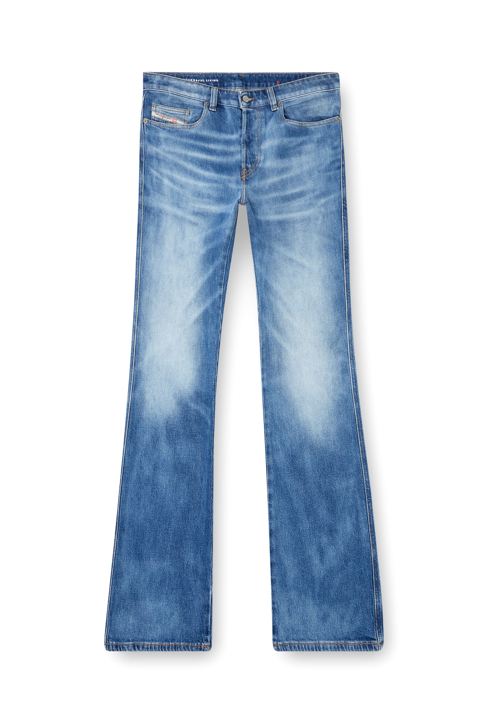 Diesel - Bootcut Jeans 1998 D-Buck 09L19 Uomo, Blu medio - Image 3