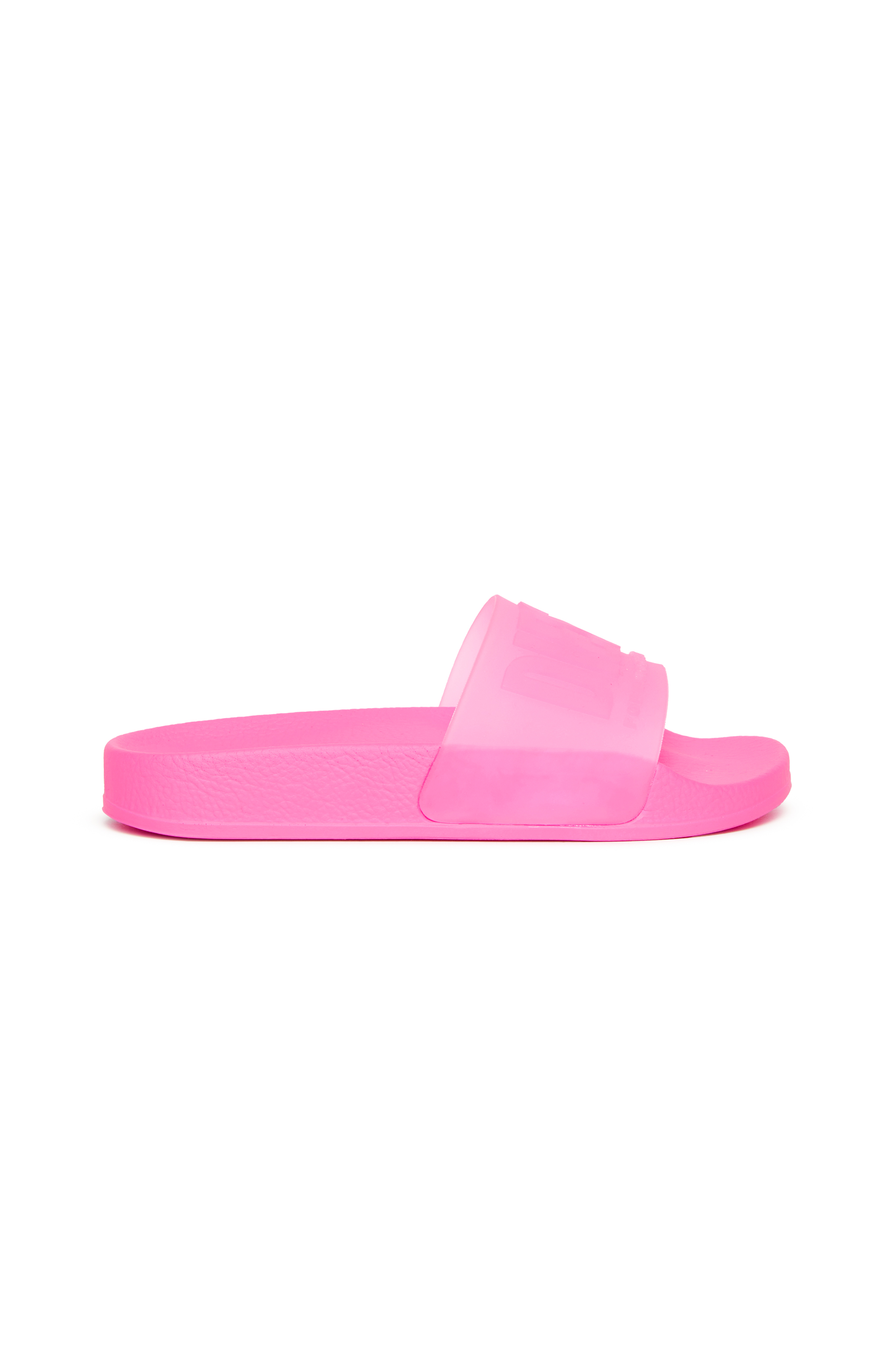 Diesel - SA-MAYEMI CC, Ciabatte da piscina in gomma semi-trasparenti Unisex in Rosa - 1