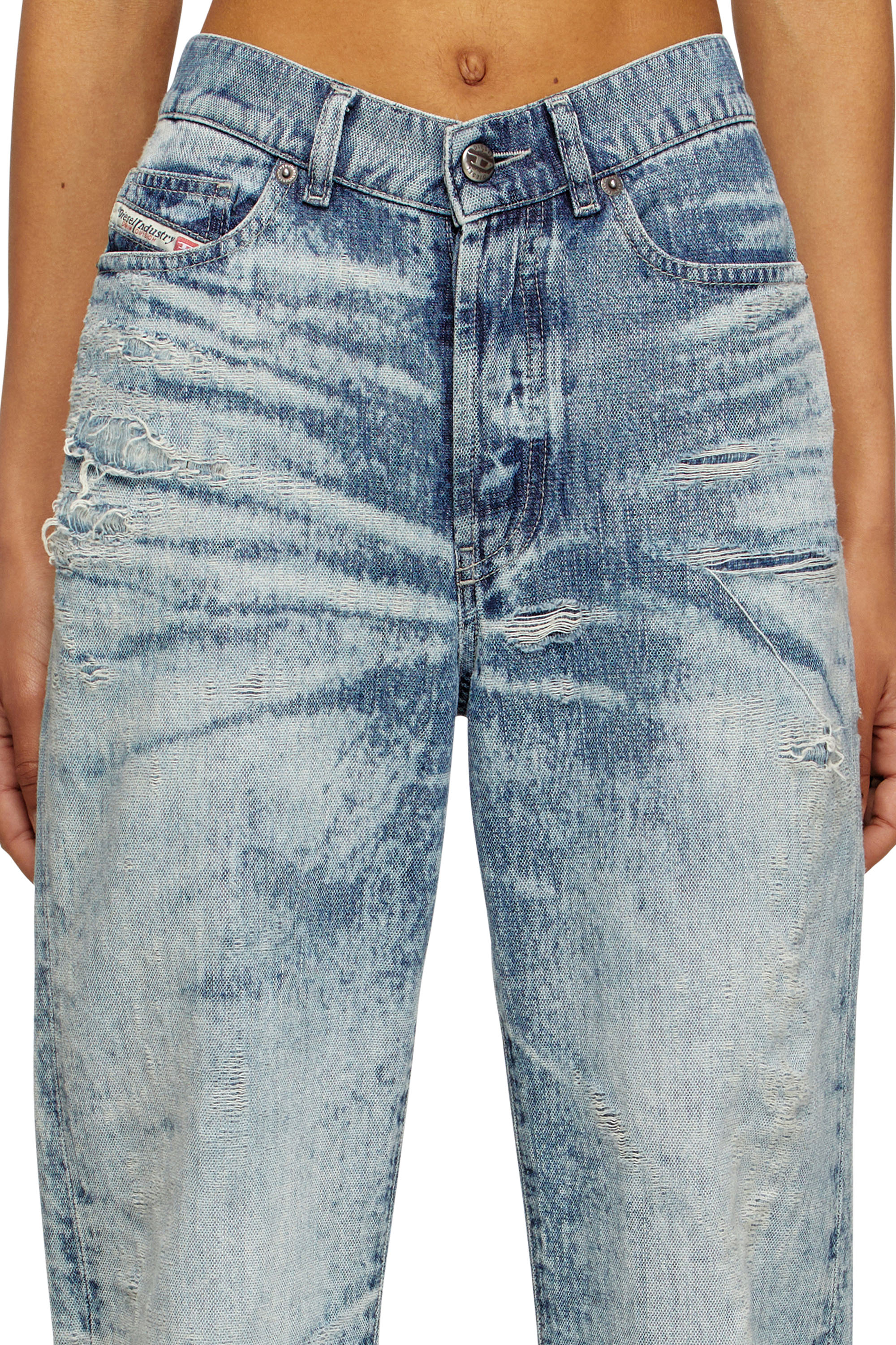 Diesel - Regular Jeans 1971 D-Sent 068TY Donna, Blu Chiaro - Image 4