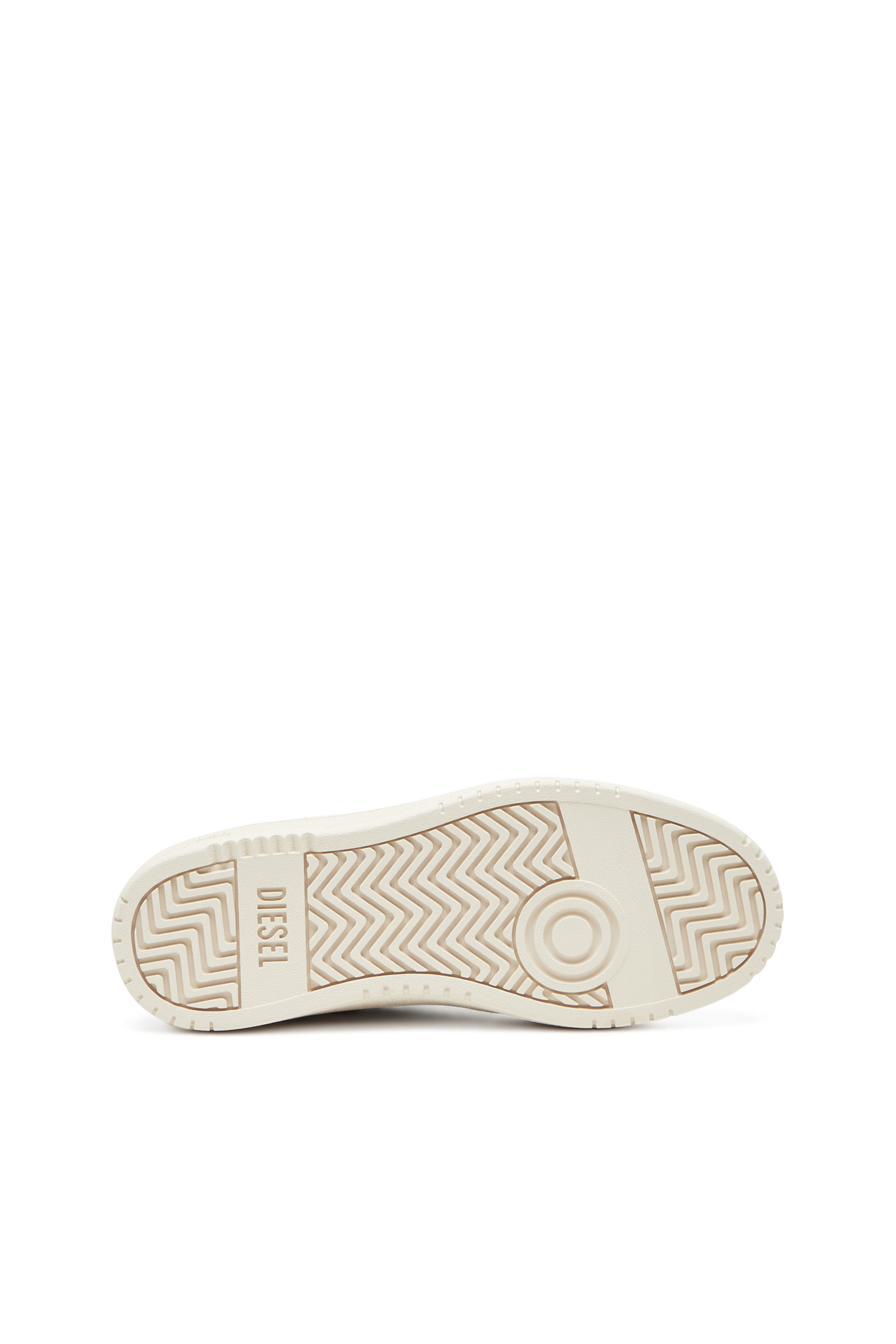 Diesel - S-UKIYO V2 LOW, S-Ukiyo Low-Sneaker low-top in pelle e nylon Uomo in Bianco - 4