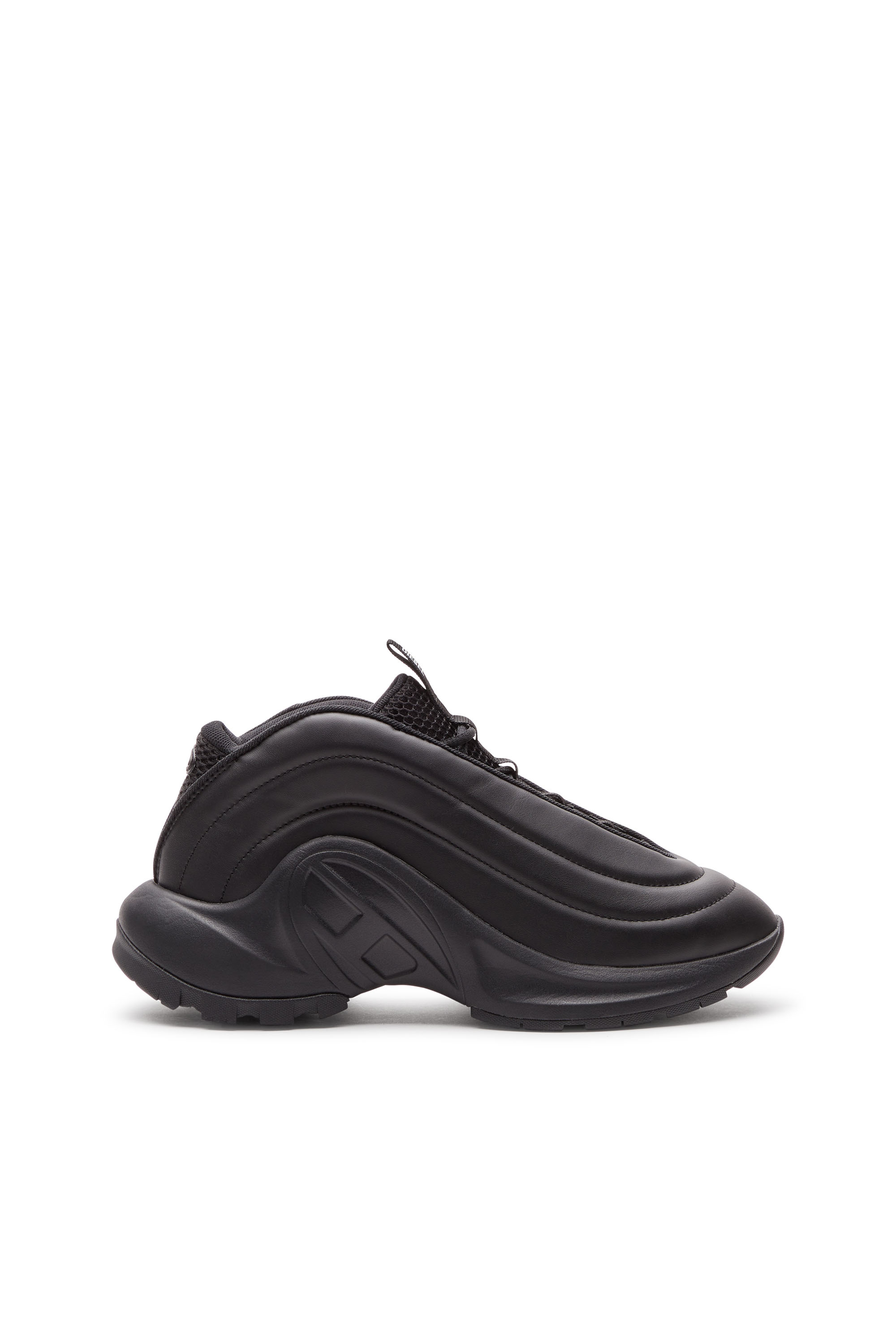 Diesel - S-D-RUNNER X, S-D-Runner X-Sneaker slip-on con fondo Oval D opaco Unisex in Nero - 1