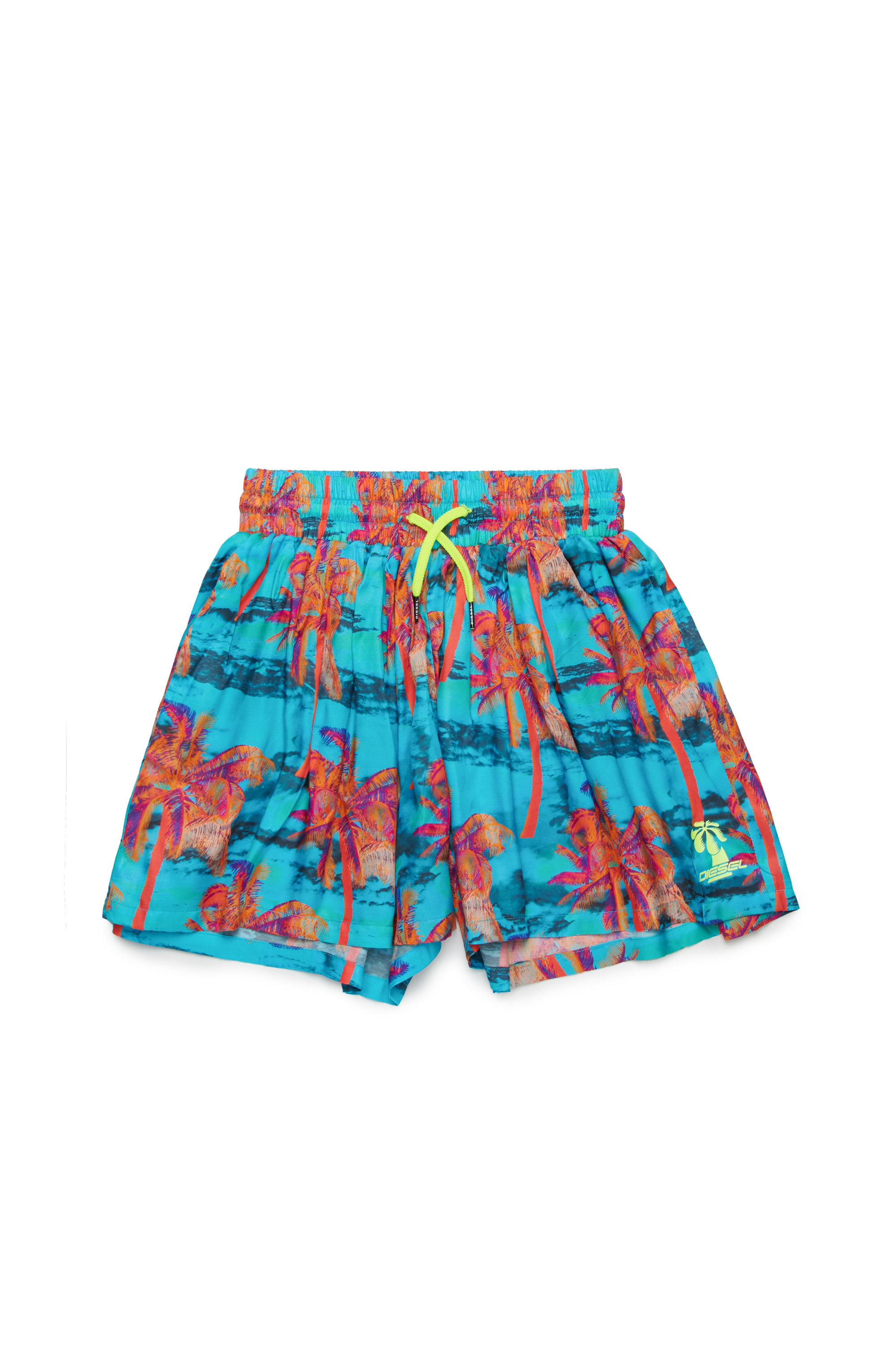 Diesel - MPARIA, Shorts con stampa di palme Donna in Multicolor - 1