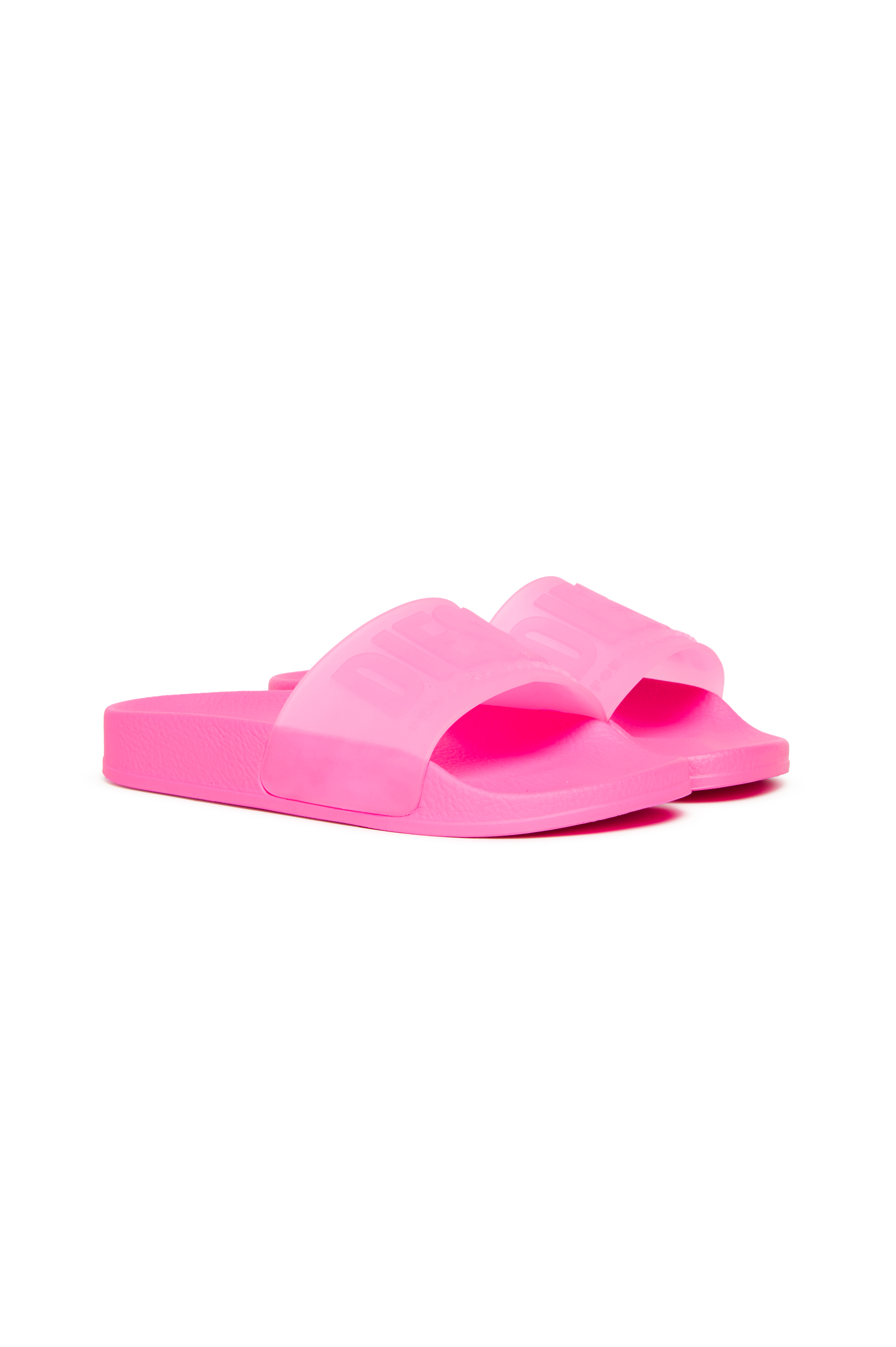 Diesel - SA-MAYEMI CC, Ciabatte da piscina in gomma semi-trasparenti Unisex in Rosa - 2