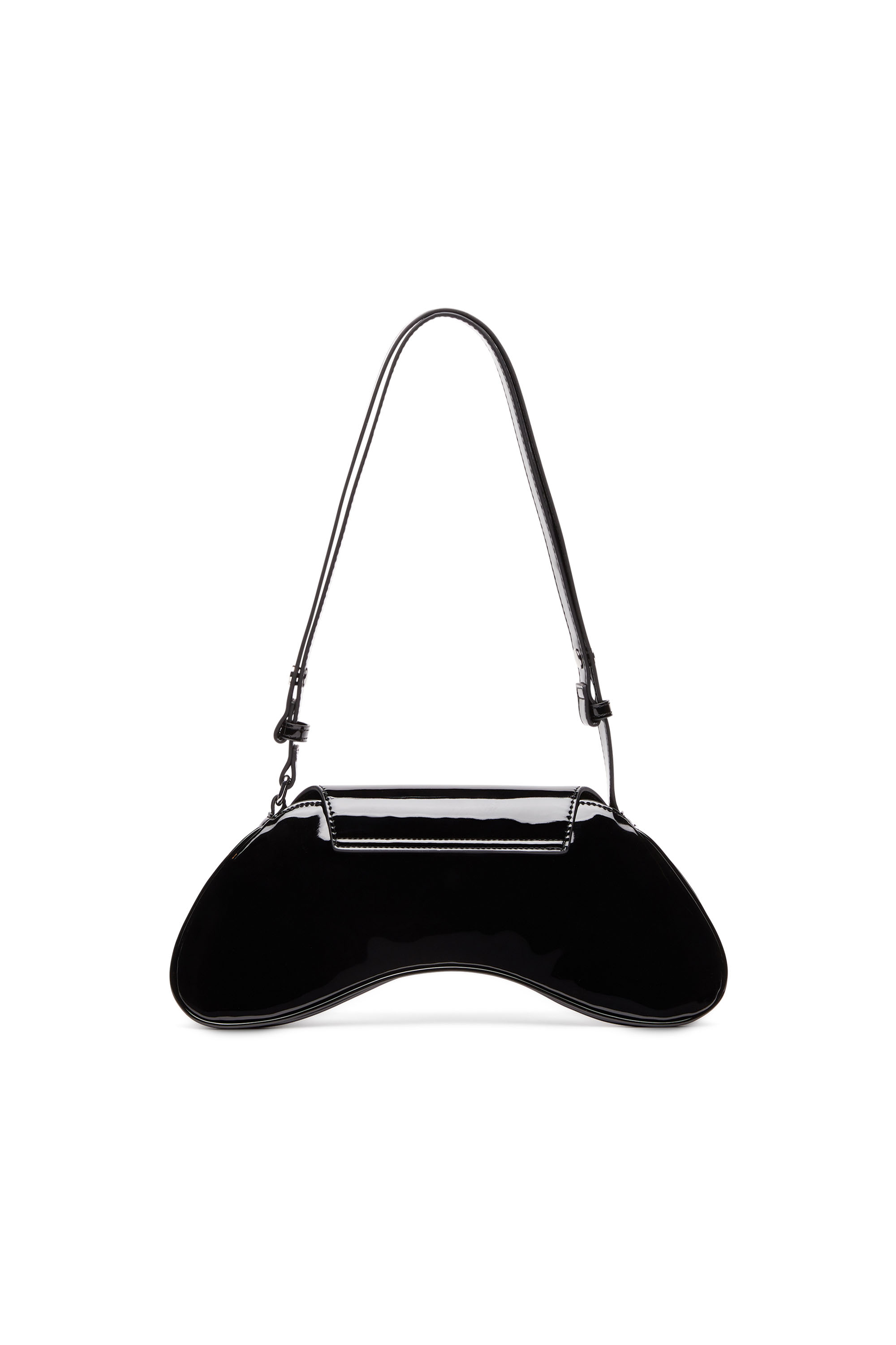 Diesel - PLAY CROSSBODY, Play-Borsa crossbody lucida Donna in Nero - 2