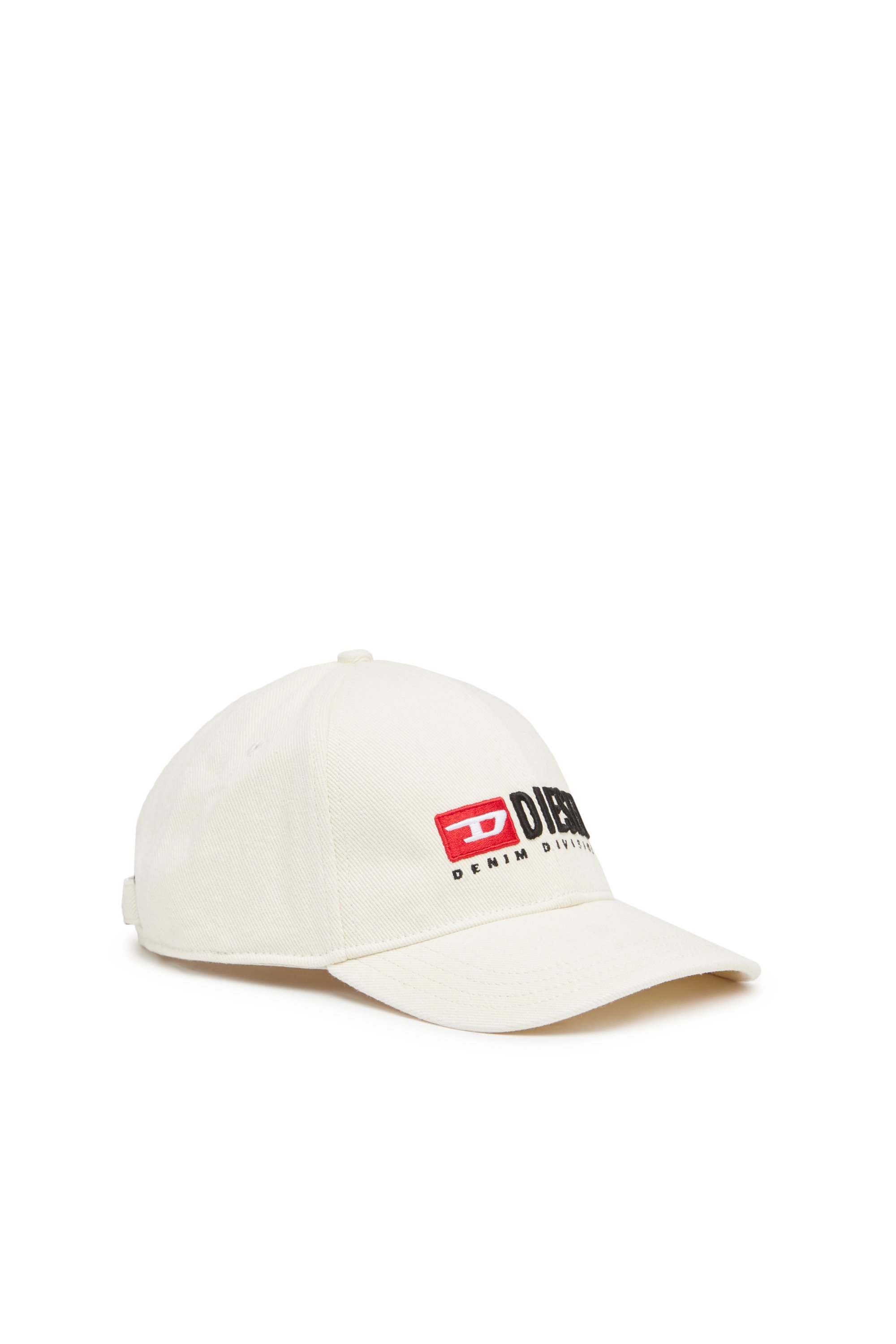 Diesel - CORRY-DIV-WASH, Cappello da baseball con logo ricamato Uomo in Bianco - 1