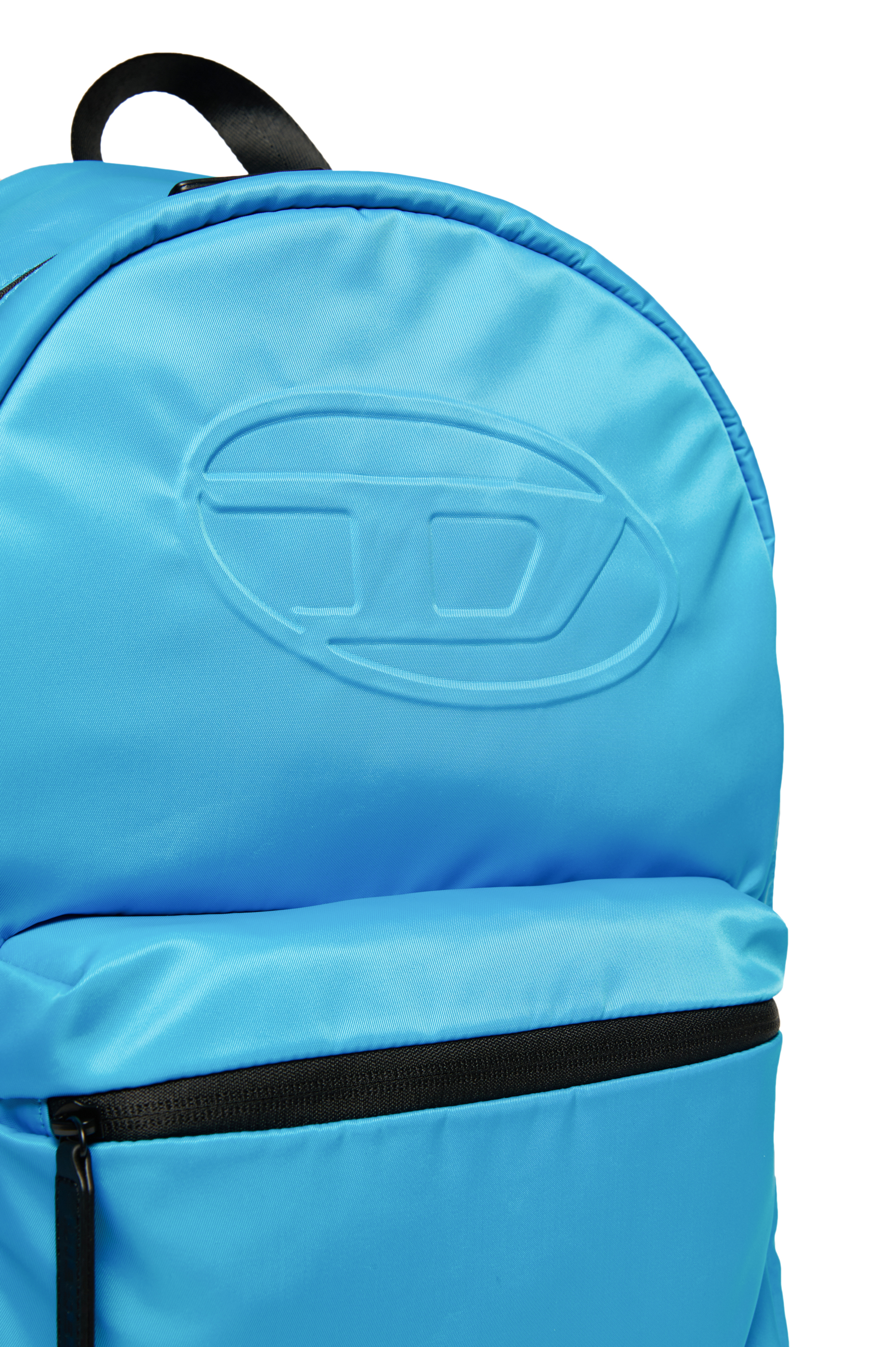 Diesel - WOVAL, Zaino in nylon con logo Oval D in rilievo Unisex in Blu - 4