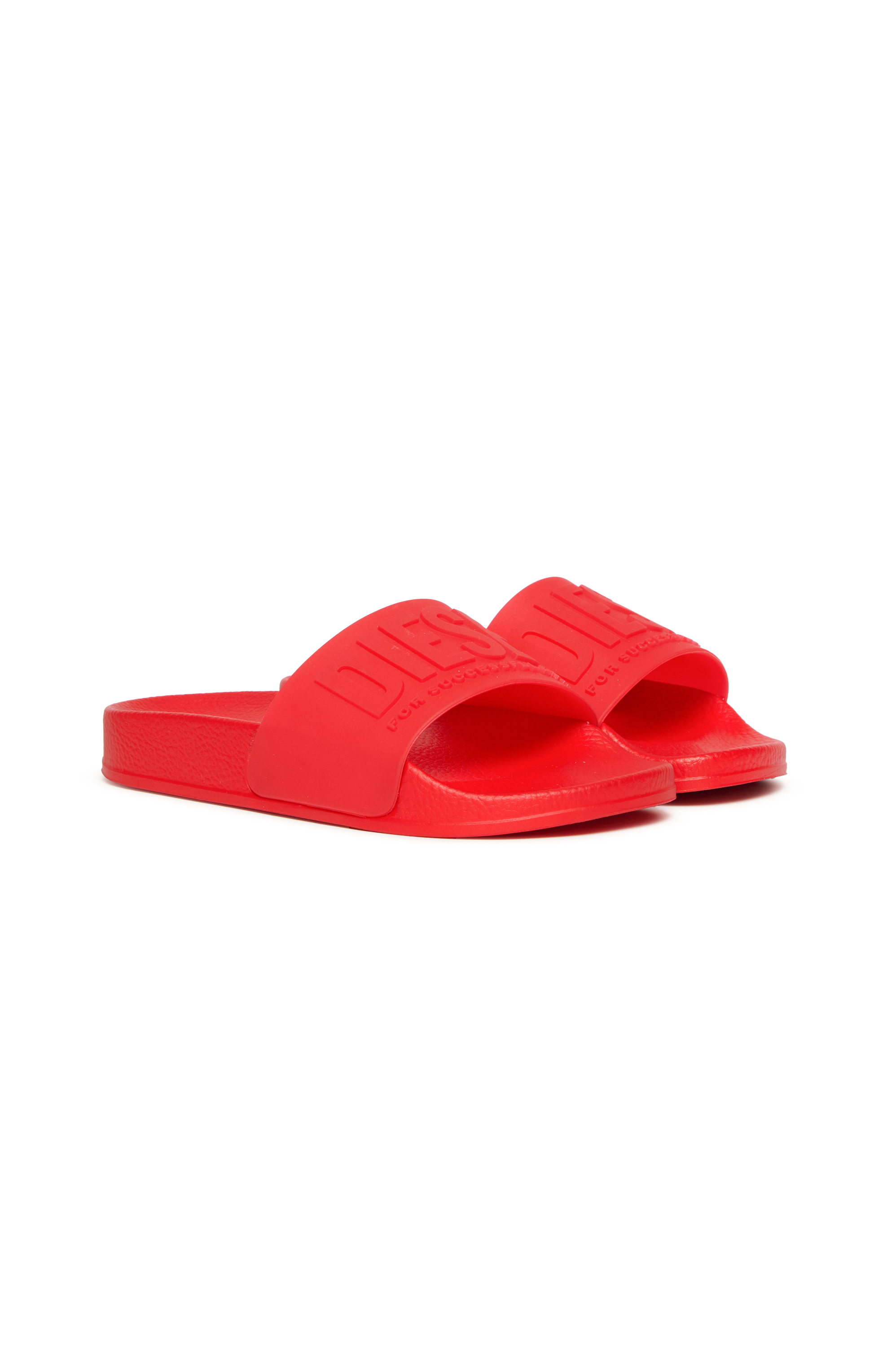 Diesel - SA-MAYEMI CC, Ciabatte da piscina in gomma semi-trasparenti Unisex in Rosso - 2