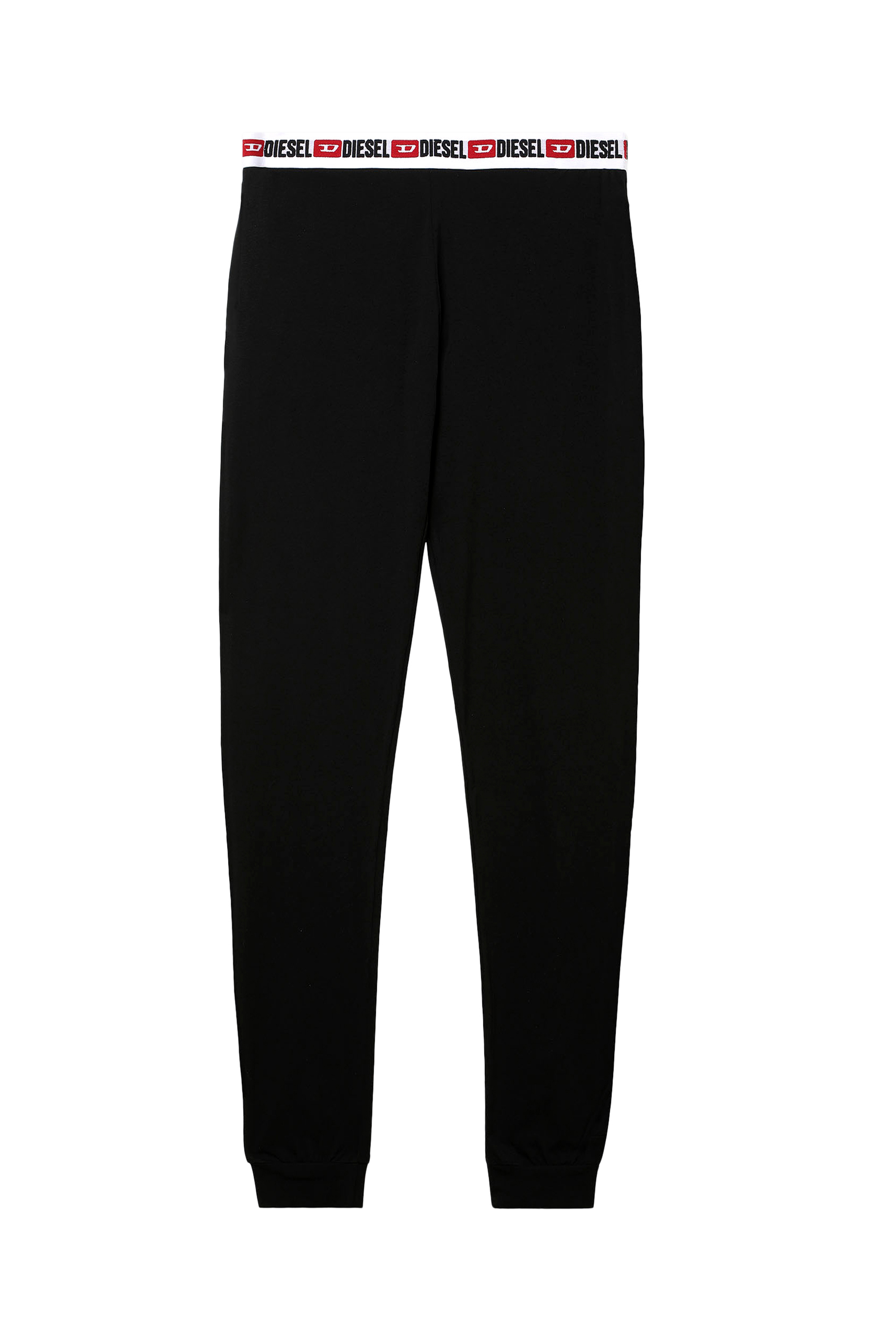 Diesel - UFLB-BABYX, Pantaloni tuta con elastico in vita con logo Donna in Nero - 4