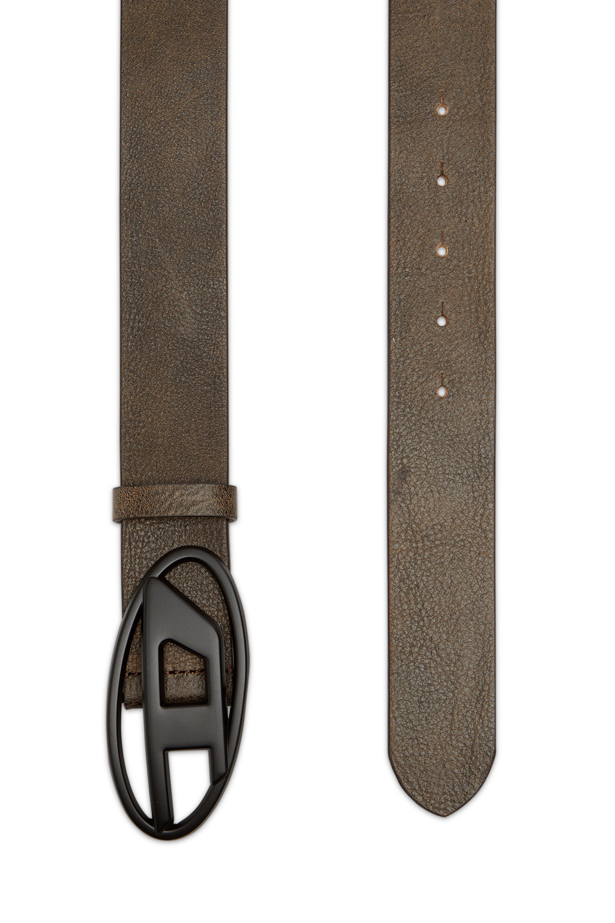 Diesel - B-1DR, Cintura in pelle trattata Unisex in Marrone - 2