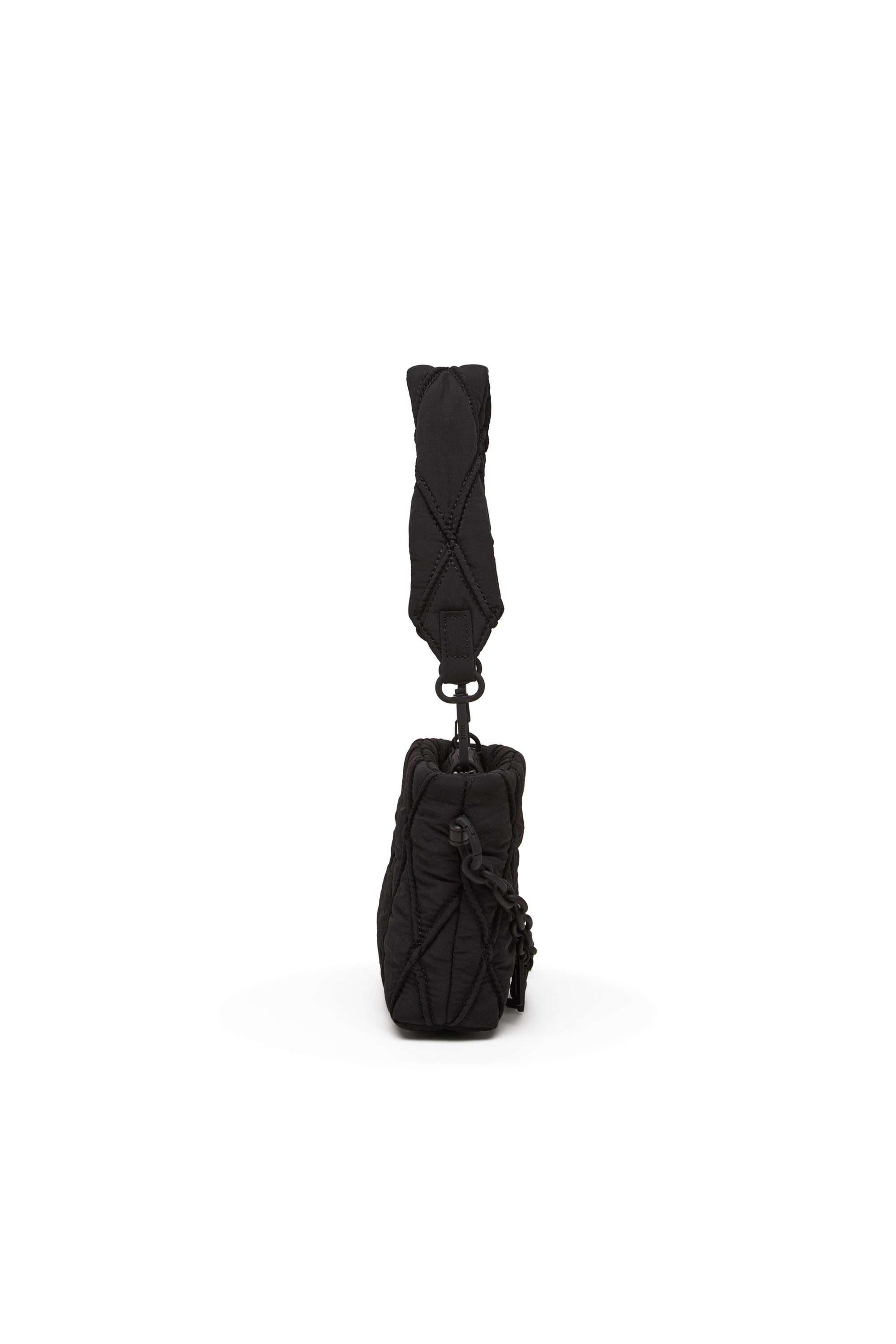 Diesel - CHARM-D POUCH, Pouch in nylon trapuntato Donna in Nero - 2