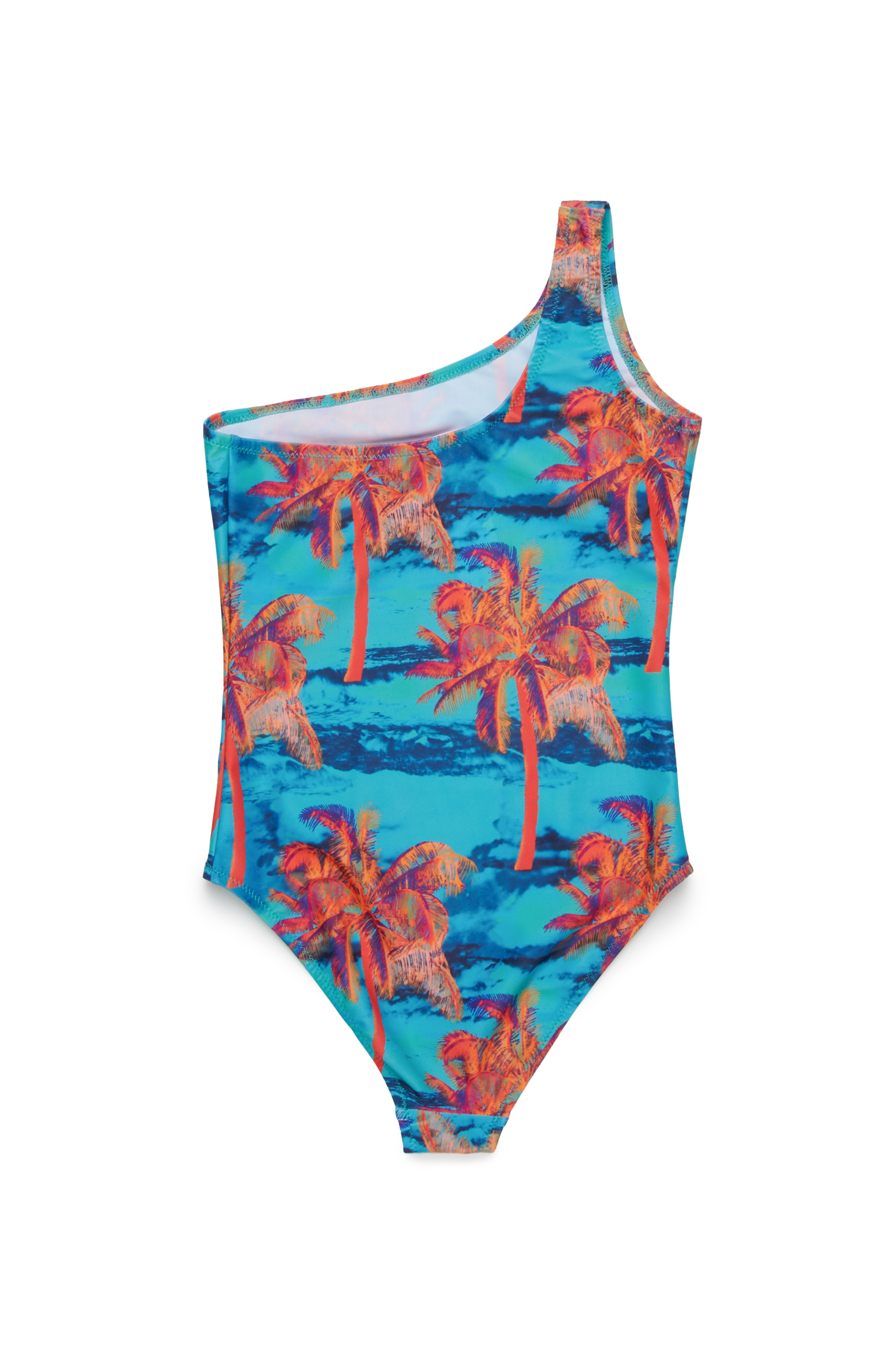 Diesel - MIARIS, Costume intero monospalla con palme Donna in Multicolor - 2