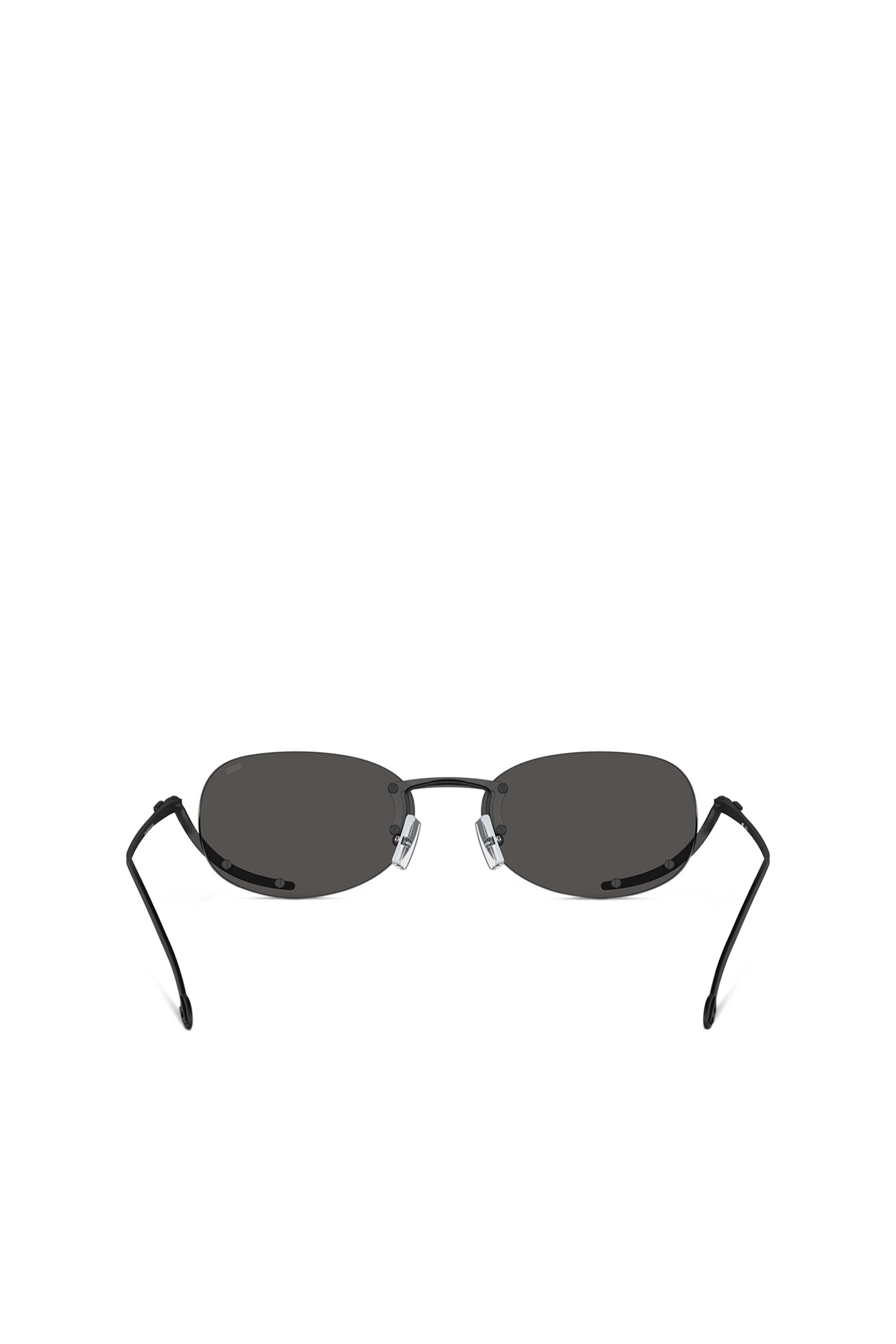 Diesel - 0DL1004, Occhiali da sole ovali Unisex in Nero - 3