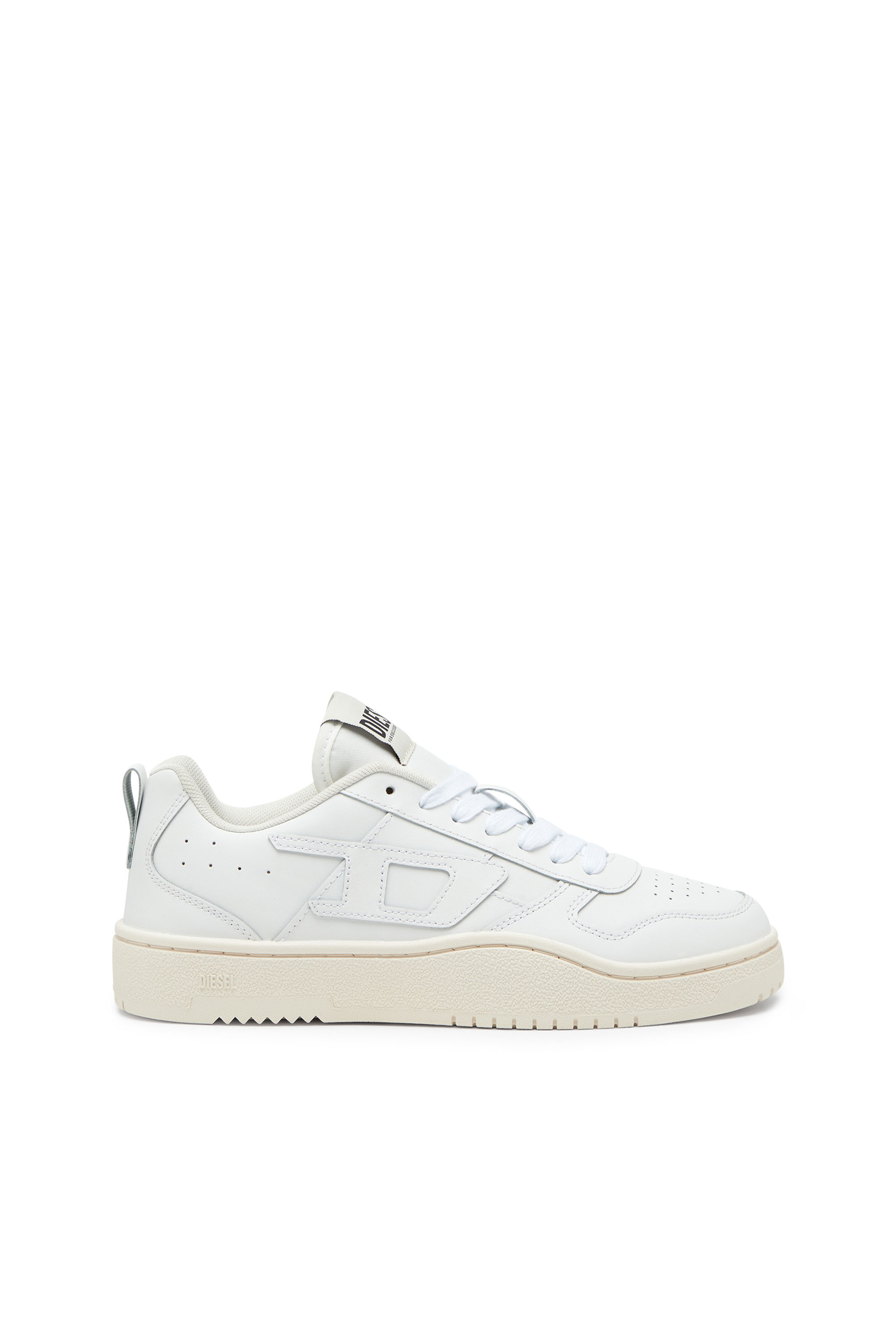 Diesel - S-UKIYO V2 LOW, S-Ukiyo Low-Sneaker low-top in pelle e nylon Uomo in Bianco - 1