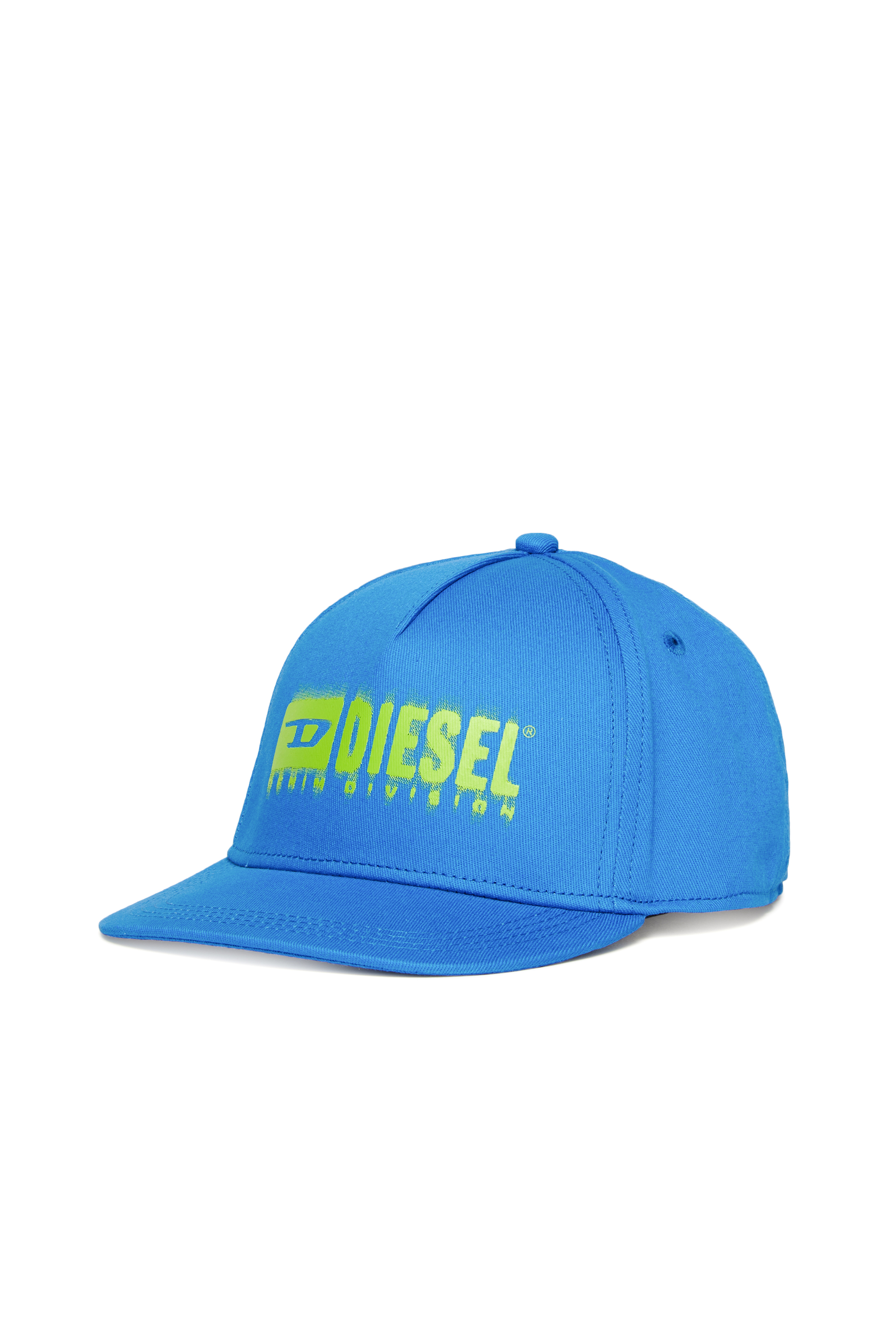 Diesel - FPRITTIL, Berretto da baseball con logo sbavato Unisex in Blu - 1
