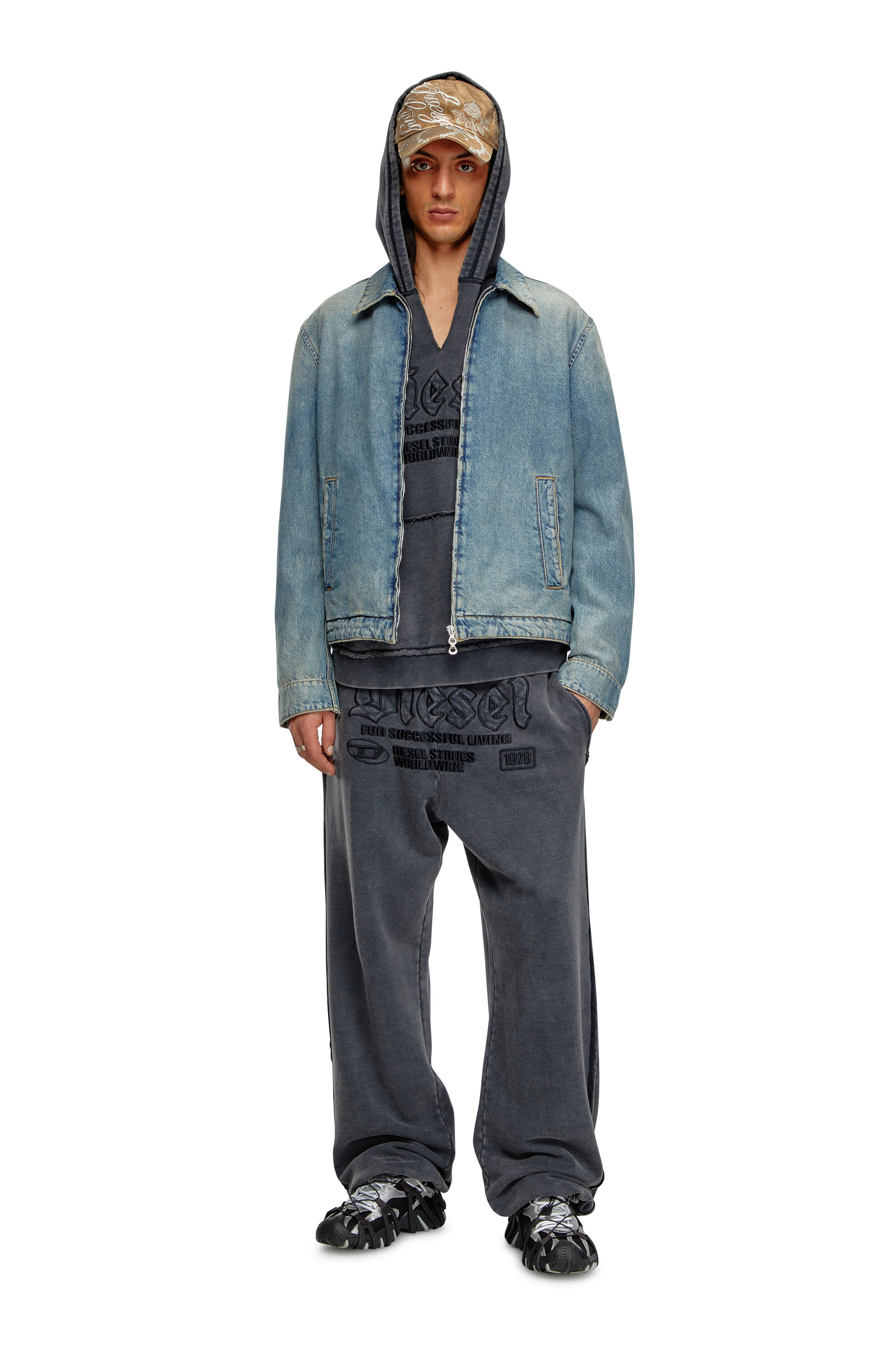 Diesel - D-ROHE, Blouson in denim Uomo in Blu - 2
