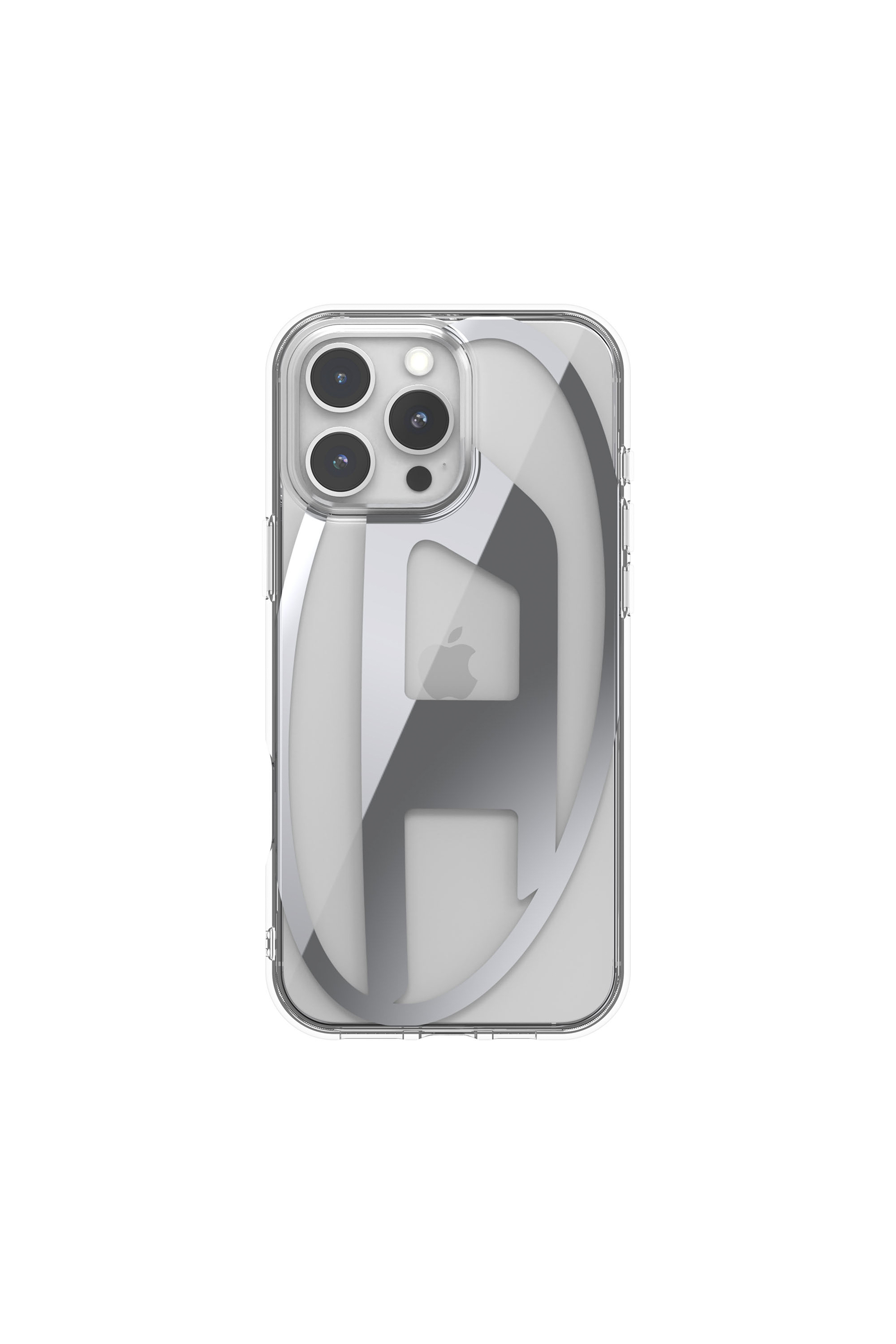 Diesel - 60142 AOP CASE, Cover Oval D per iP 16 Pro Max Unisex in Argento - 3