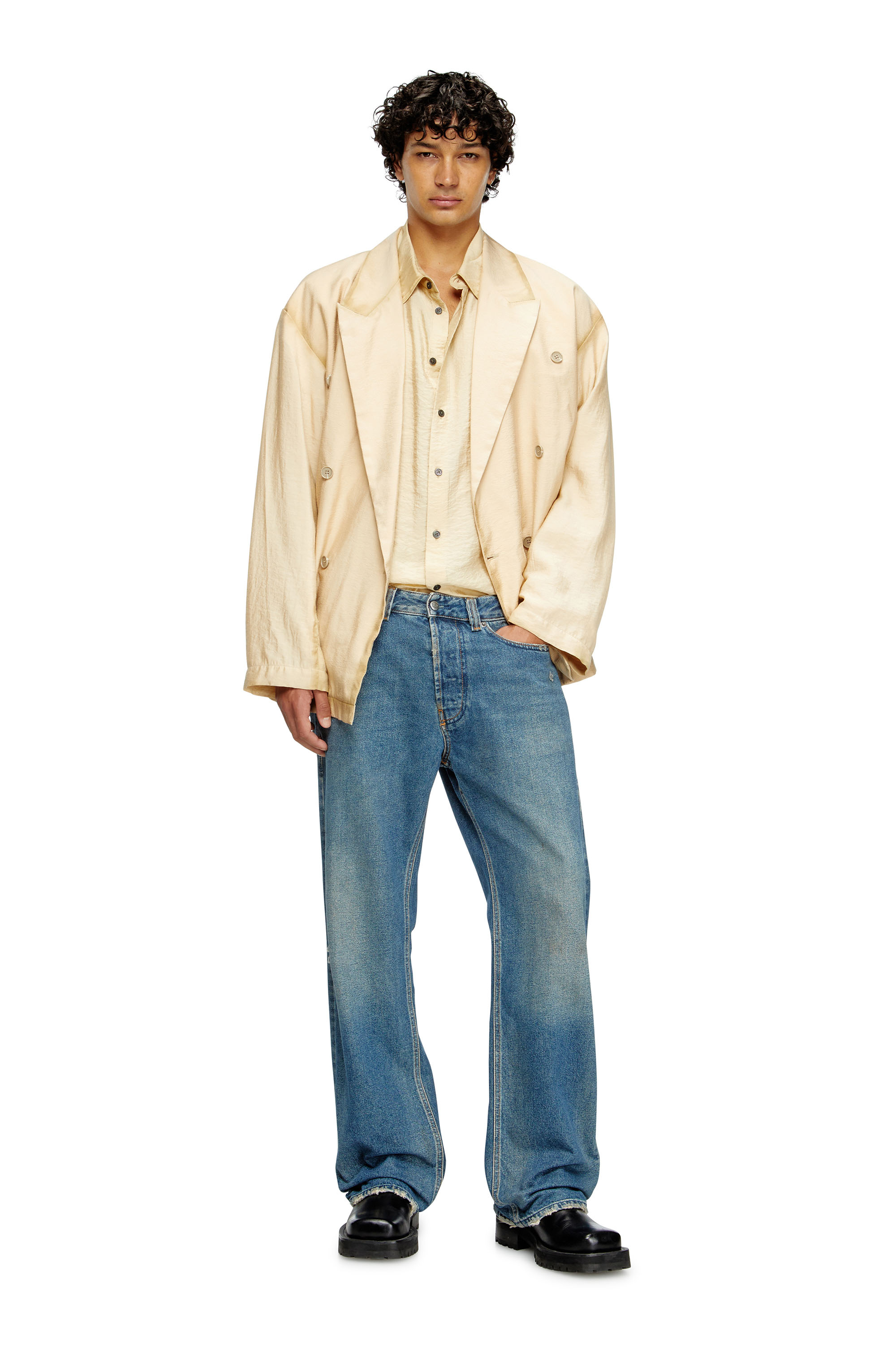 Diesel - Relaxed Jeans 1980 D-Eeper 09J79 Uomo, Blu medio - Image 2