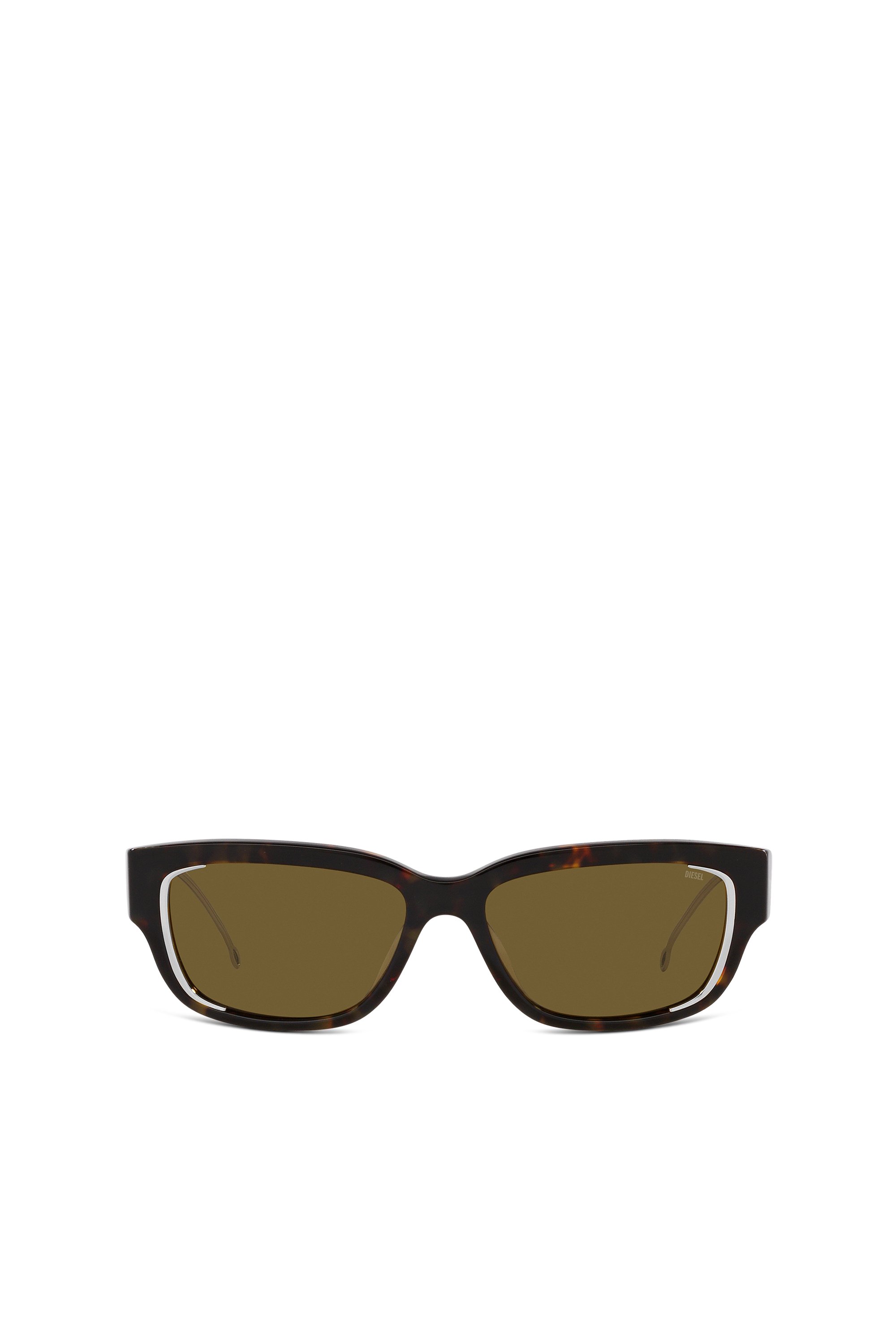 Diesel - 0DL2002 SIZE 56, Occhiali da sole rettangolari Unisex in Marrone - 1